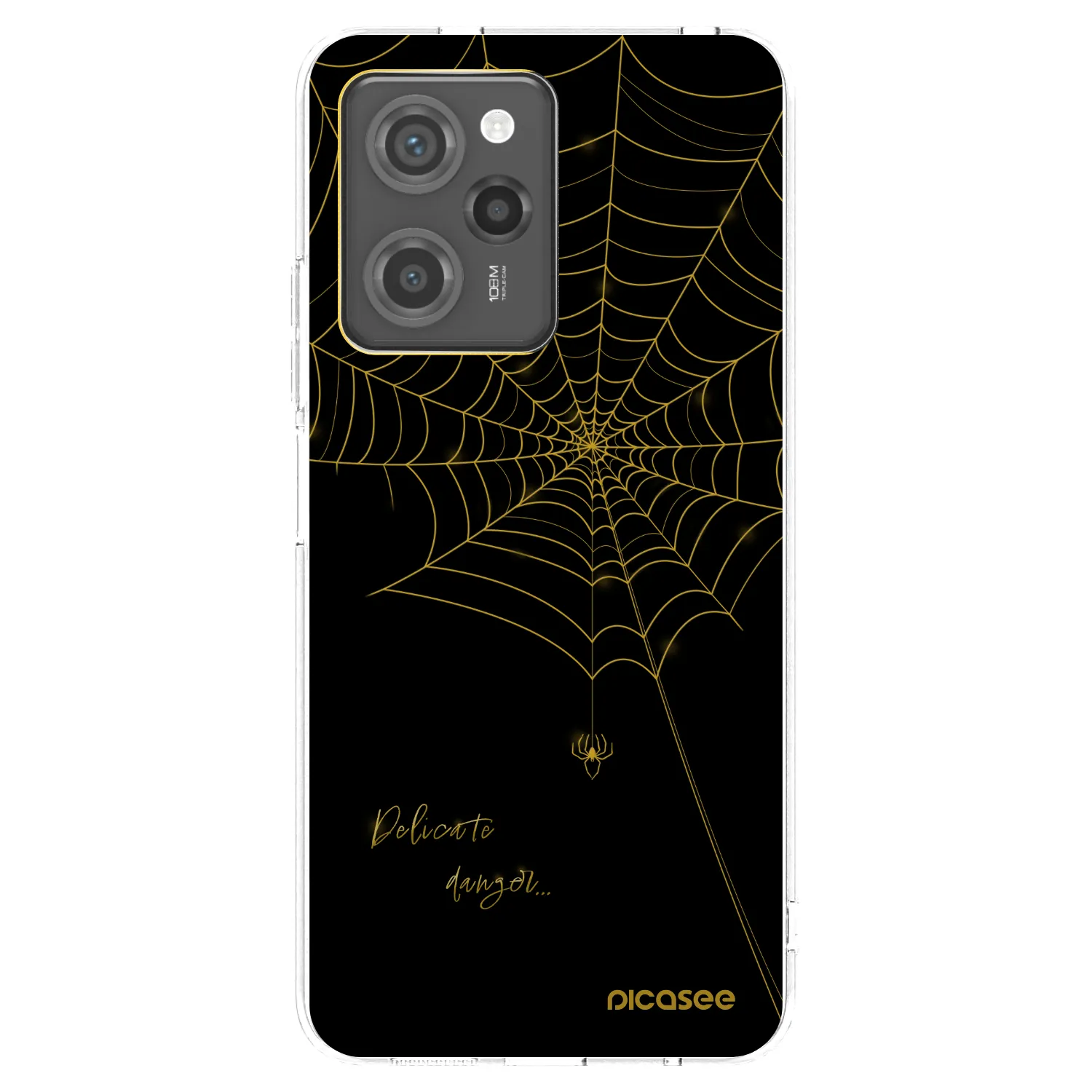 Picasee husă transparentă din silicon pentru Xiaomi Poco X5 Pro - Delicate danger