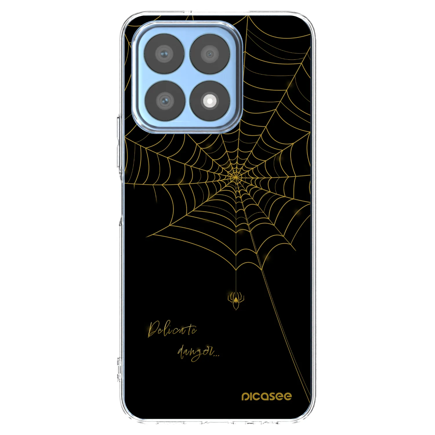 Picasee husă transparentă din silicon pentru Honor X8a - Delicate danger