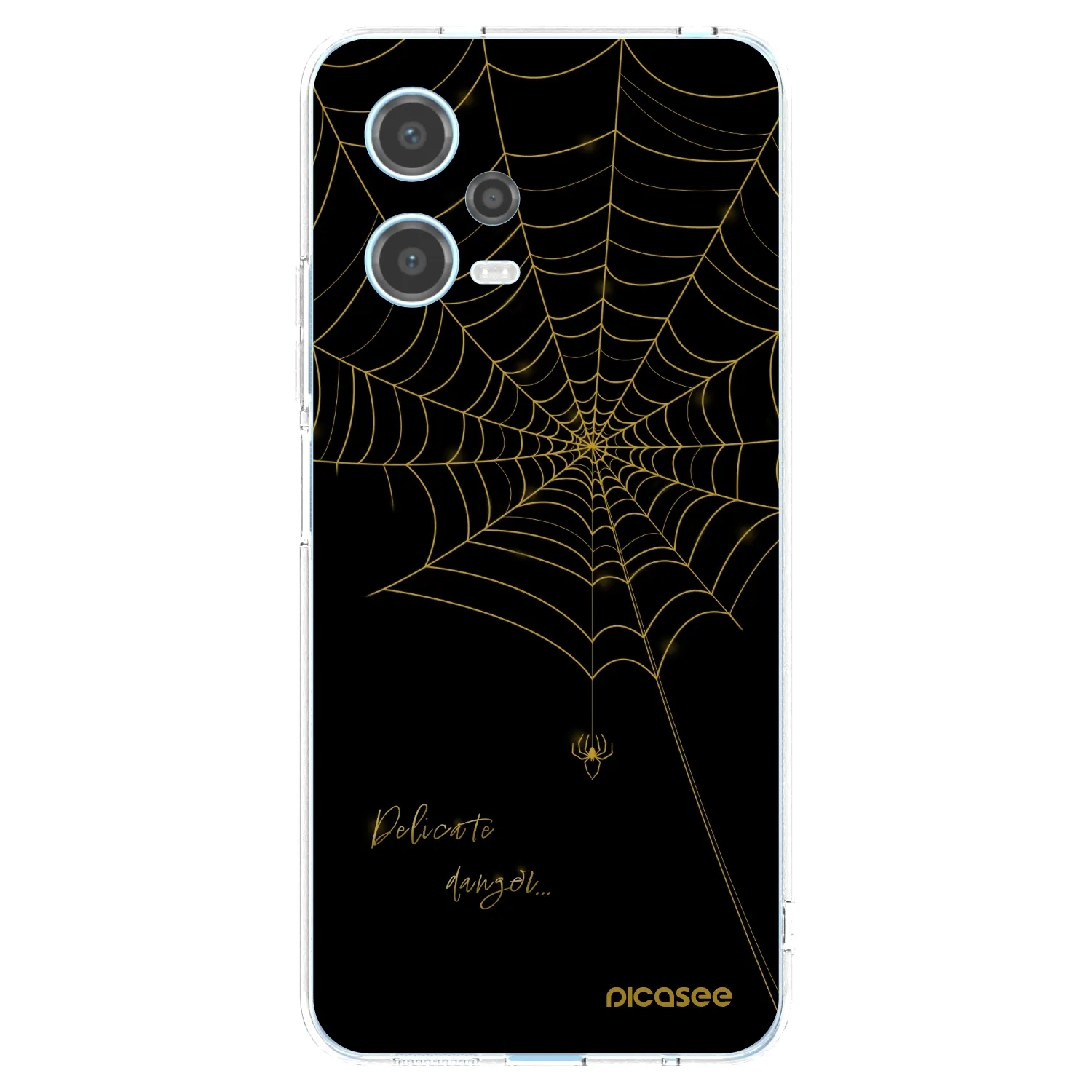 Picasee husă transparentă din silicon pentru Xiaomi Redmi Note 12 5G - Delicate danger