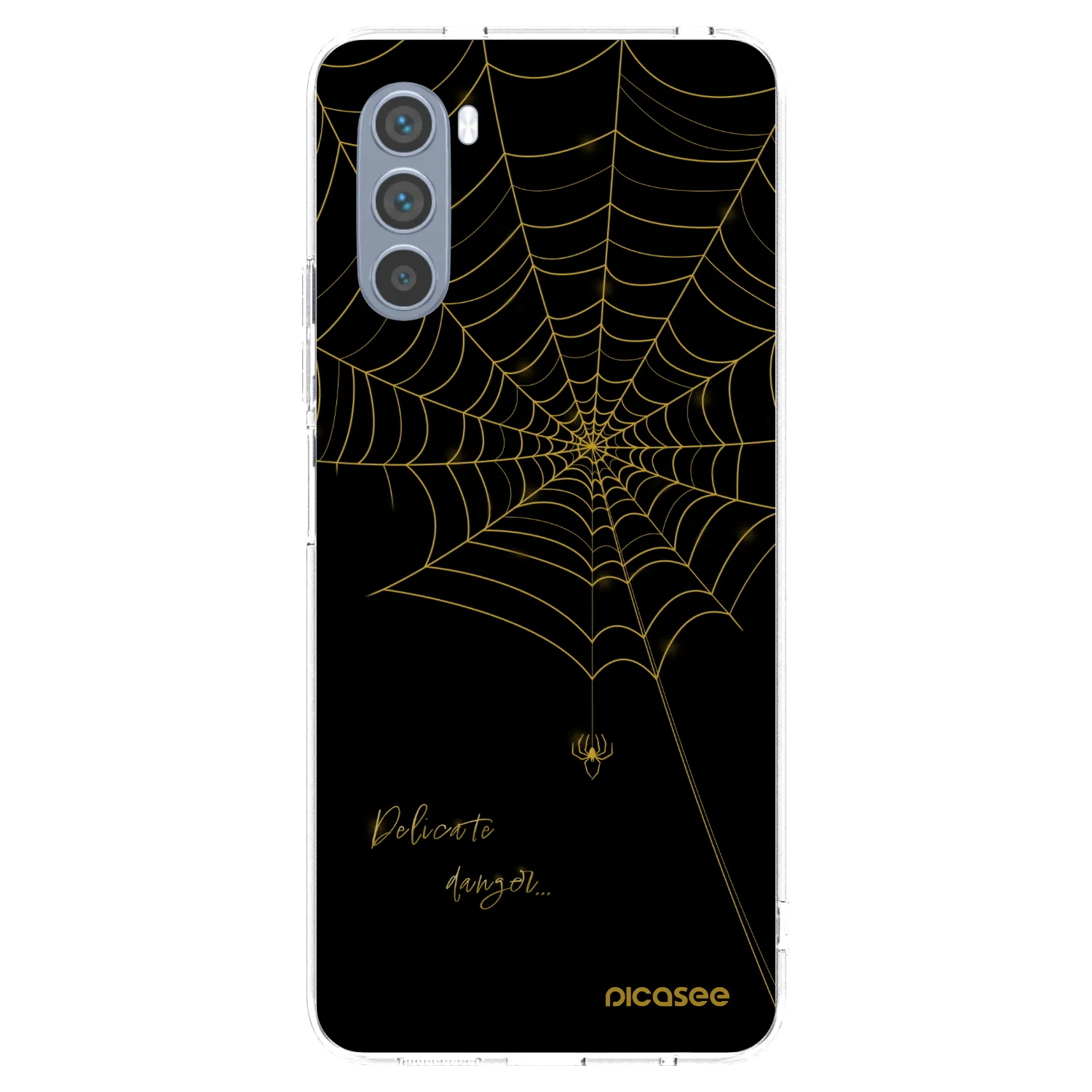 Picasee husă transparentă din silicon pentru Motorola Moto G62 - Delicate danger