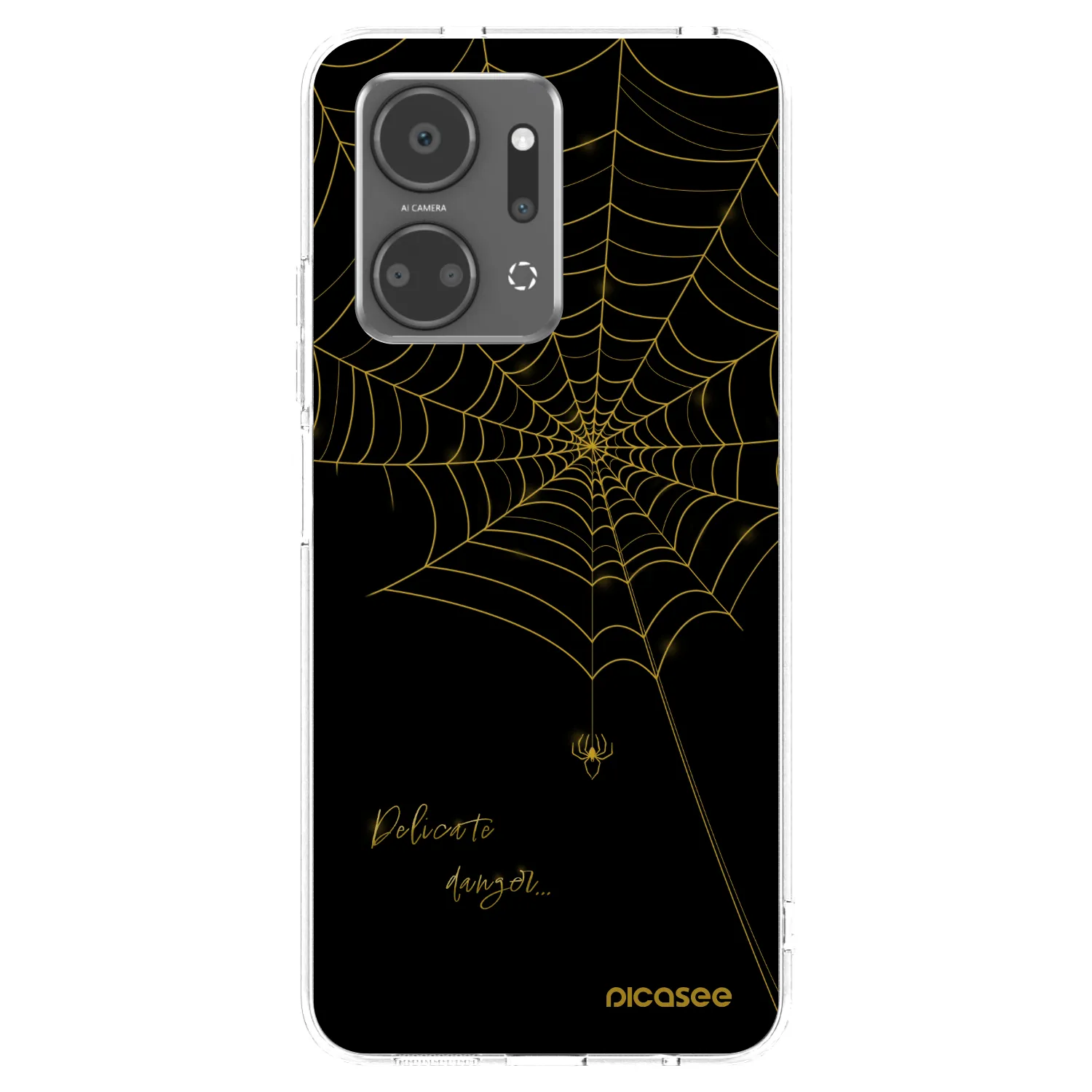 Picasee husă transparentă din silicon pentru Honor X7a - Delicate danger