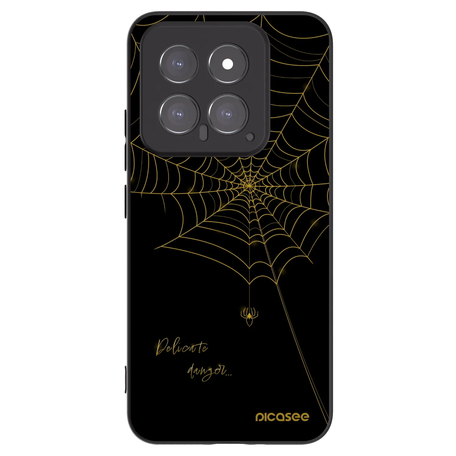 Picasee husă neagră din silicon pentru Xiaomi 14 - Delicate danger