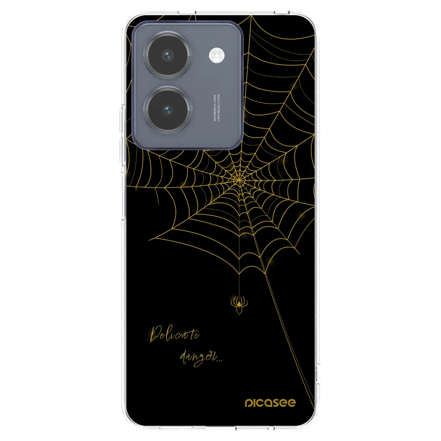 Picasee husă transparentă din silicon pentru Vivo Y36 4G - Delicate danger