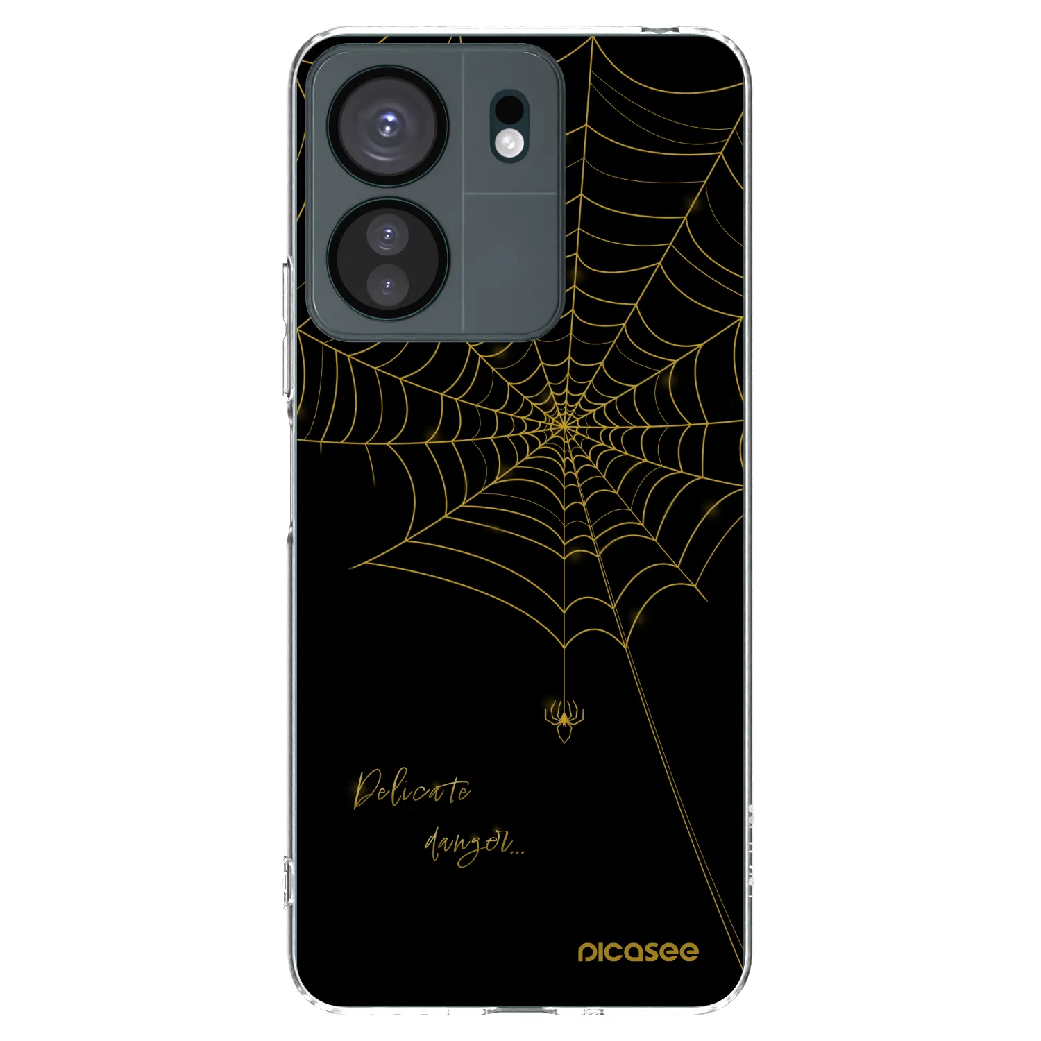 Picasee husă transparentă din silicon pentru Xiaomi Redmi 13C 4G - Delicate danger