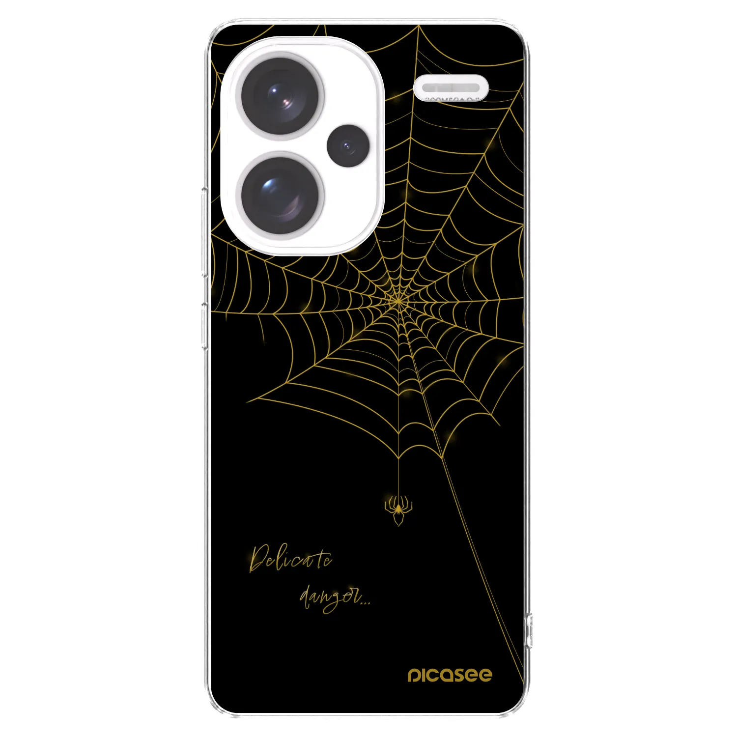 Picasee husă transparentă din silicon pentru Xiaomi Redmi Note 13 Pro+ 5G - Delicate danger