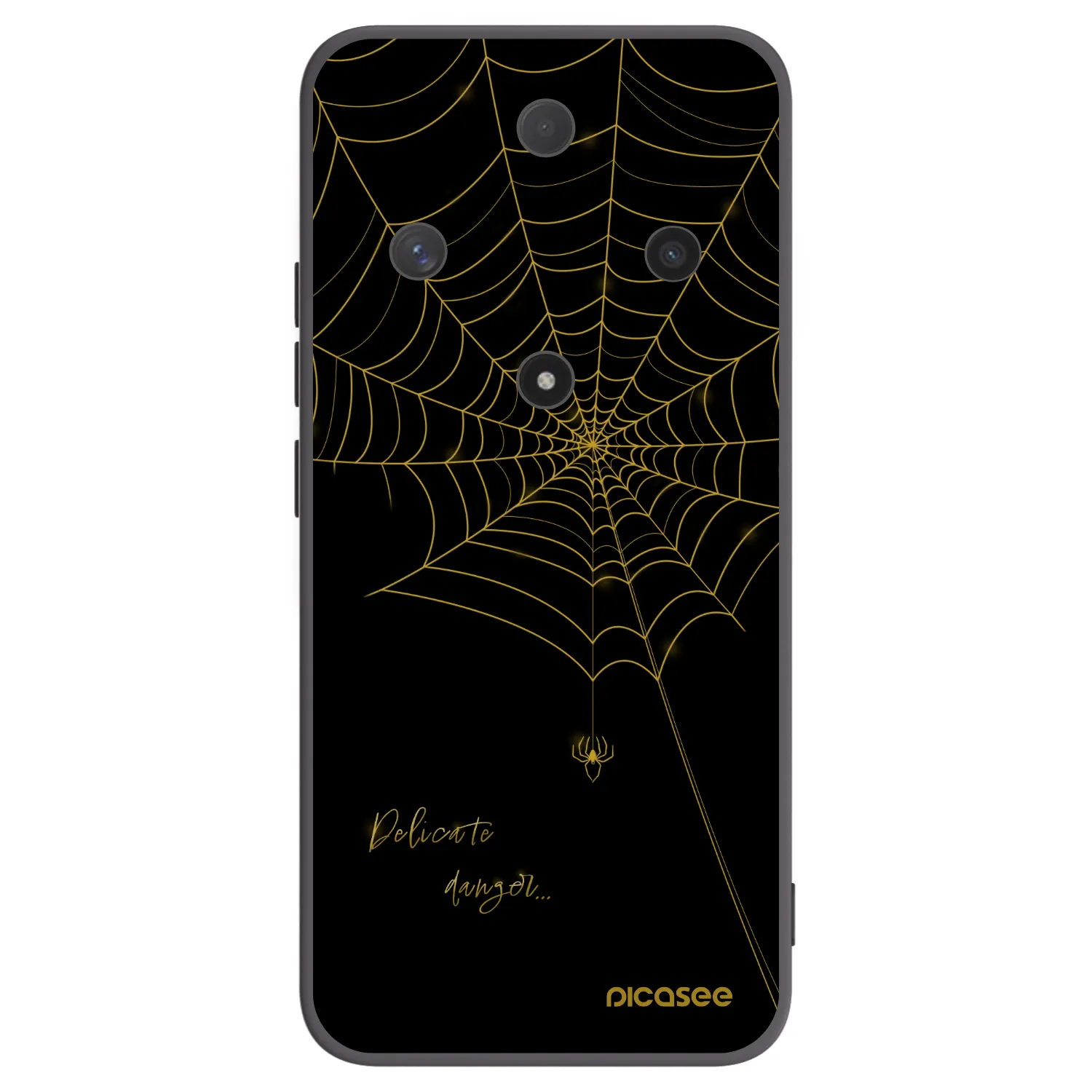 Picasee husă neagră din silicon pentru Honor Magic6 Lite 5G - Delicate danger