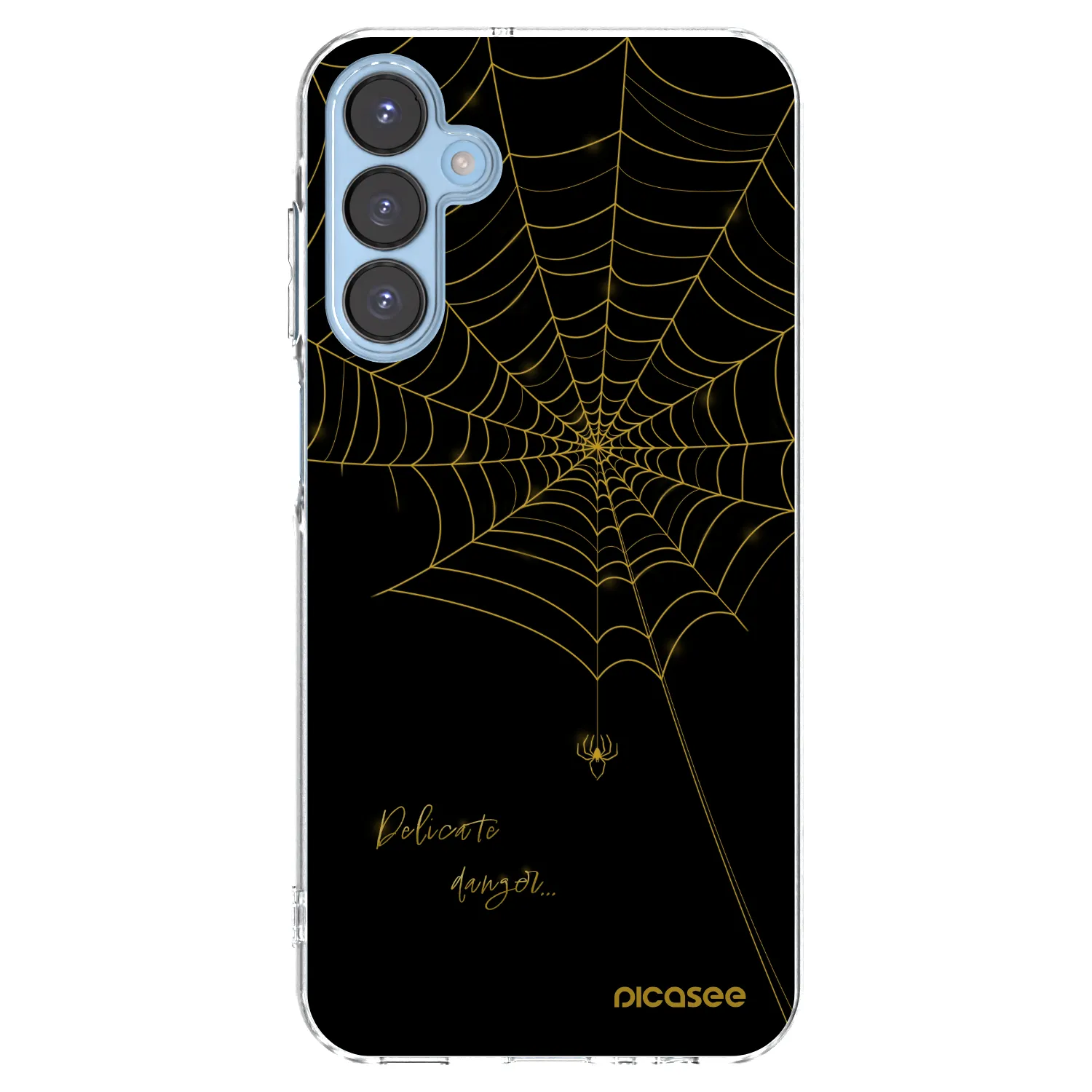 Picasee husă transparentă din silicon pentru Samsung Galaxy A15 A156B 5G - Delicate danger