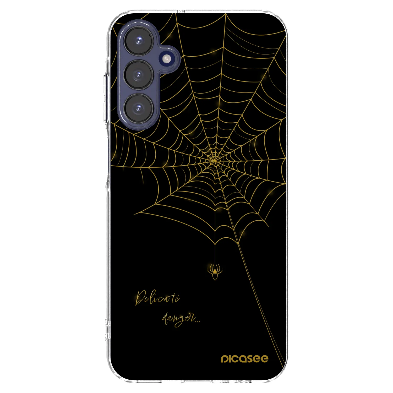 Picasee husă transparentă din silicon pentru Samsung Galaxy A15 A155F 4G - Delicate danger