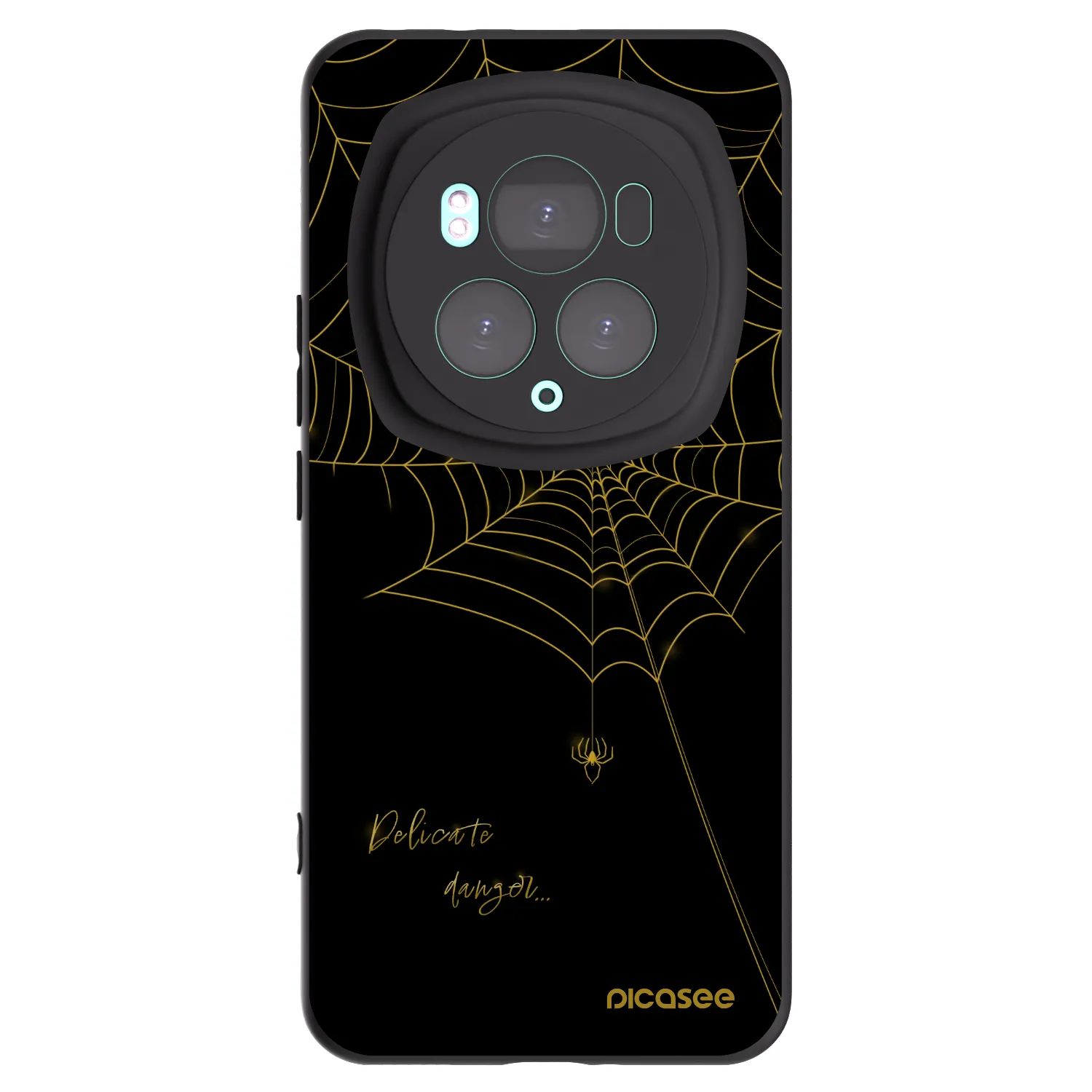 Picasee husă neagră din silicon pentru Honor Magic6 Pro - Delicate danger