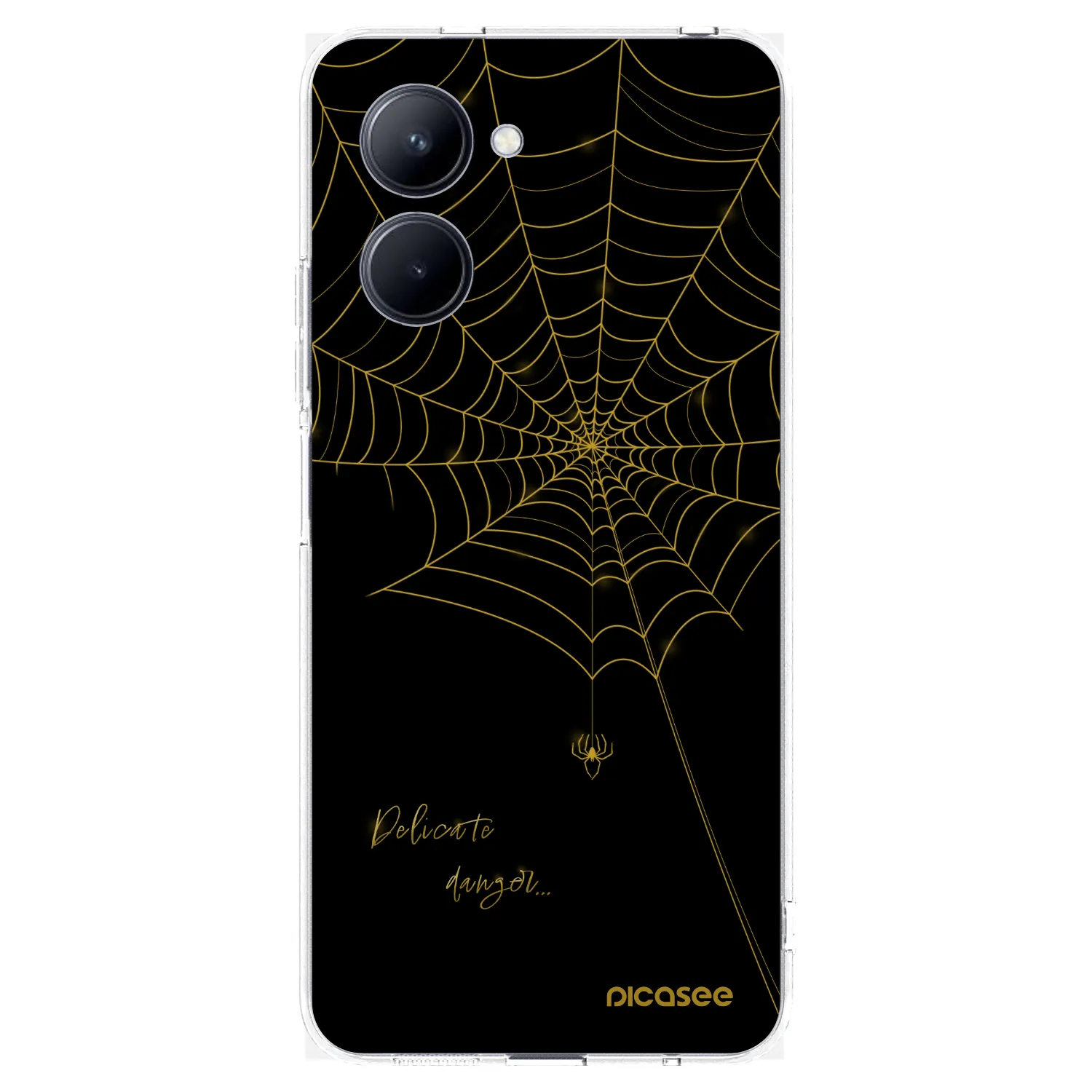 Picasee husă transparentă din silicon pentru Realme C33 (2023) - Delicate danger