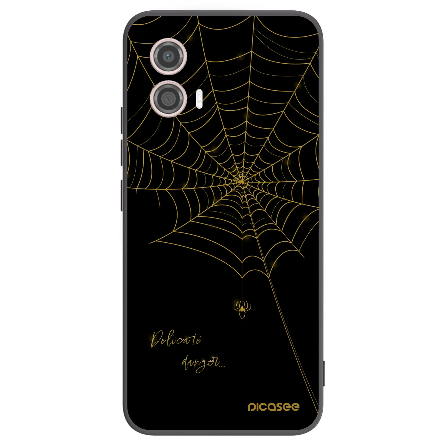 Picasee husă neagră din silicon pentru Motorola Moto G53 5G - Delicate danger