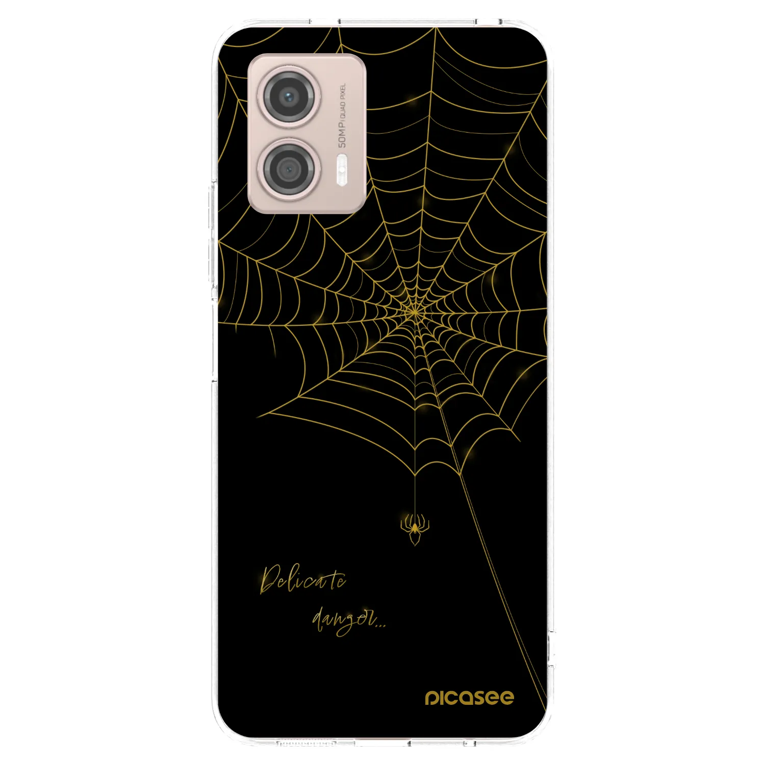 Picasee husă transparentă din silicon pentru Motorola Moto G53 5G - Delicate danger