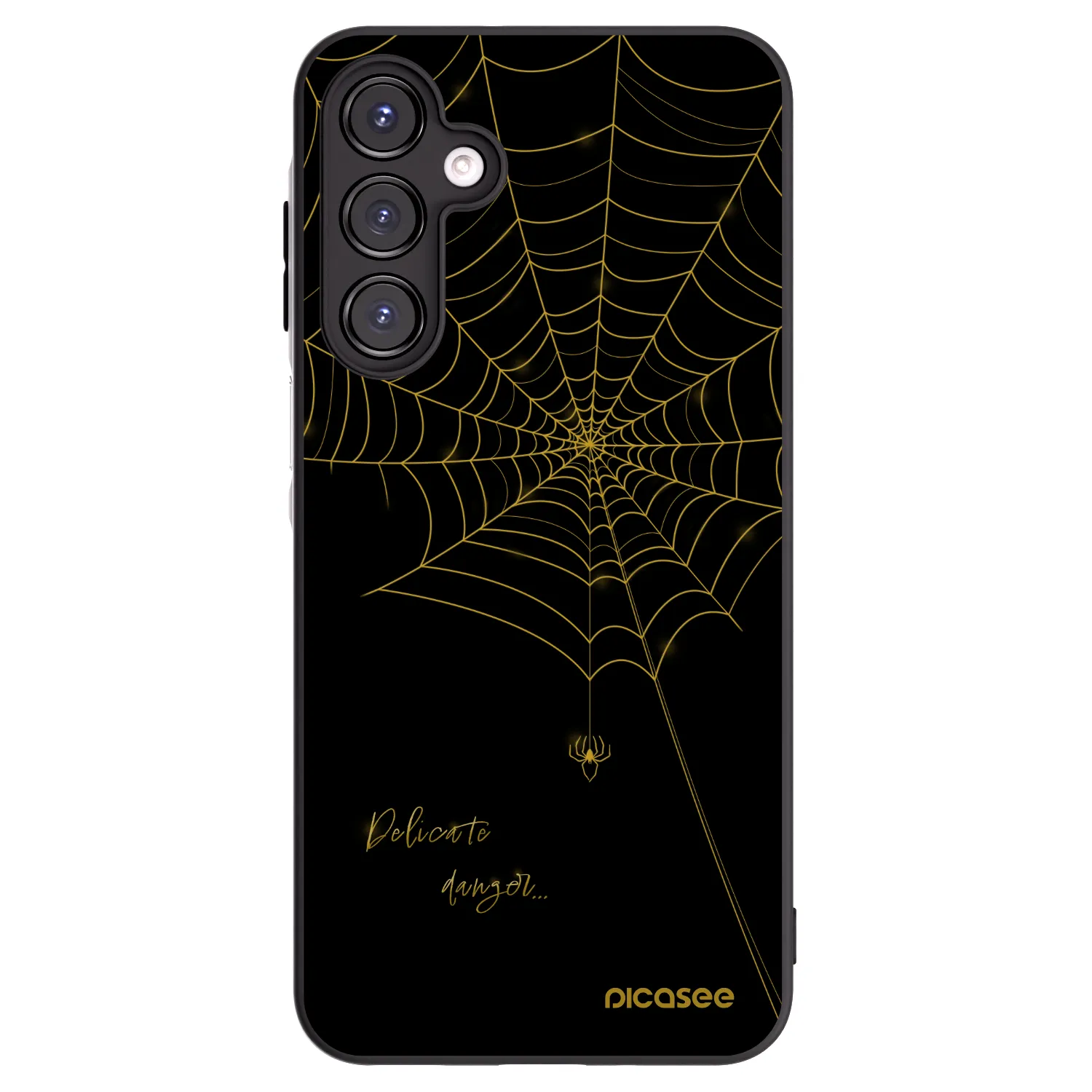 Picasee husă neagră din silicon pentru Samsung Galaxy A16 5G - Delicate danger