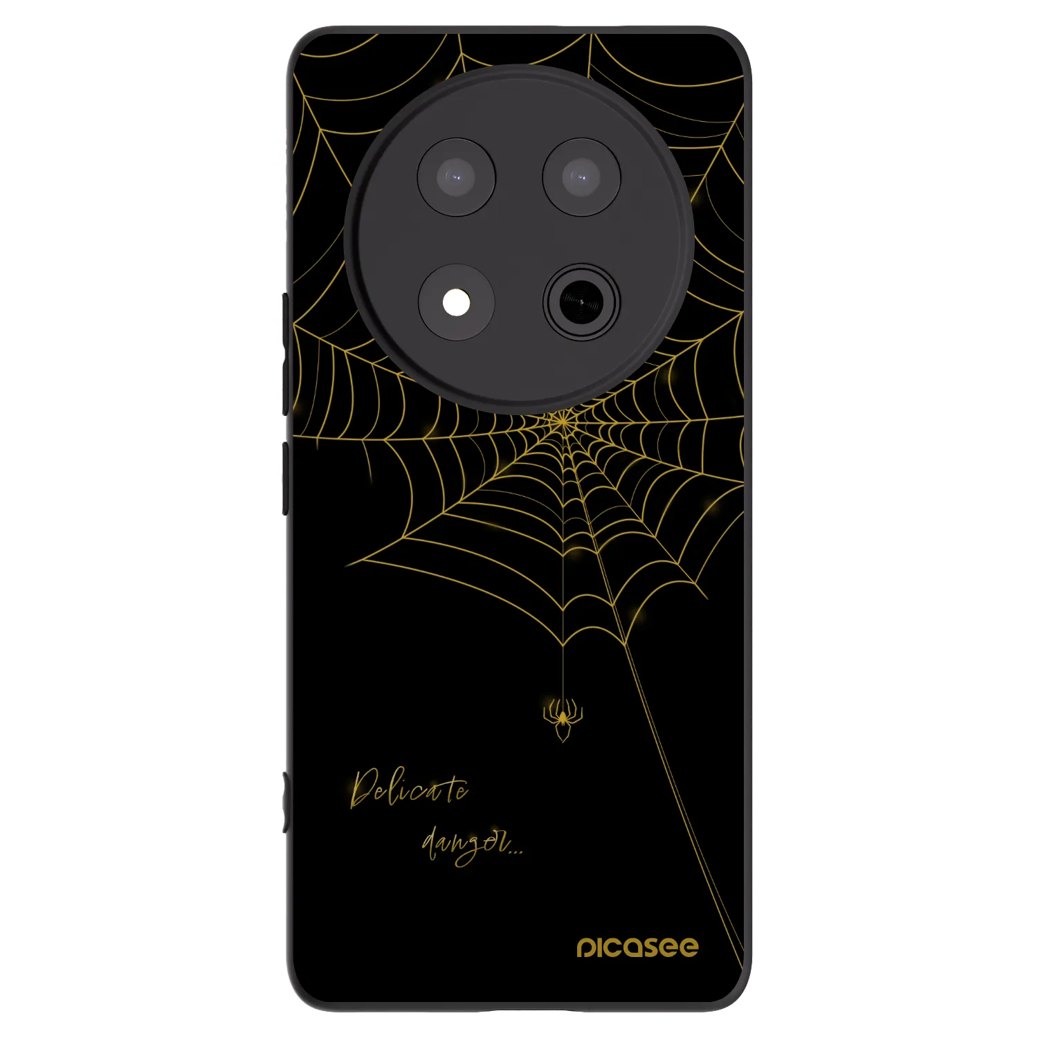 Picasee husă neagră din silicon pentru Honor Magic7 Lite 5G - Delicate danger