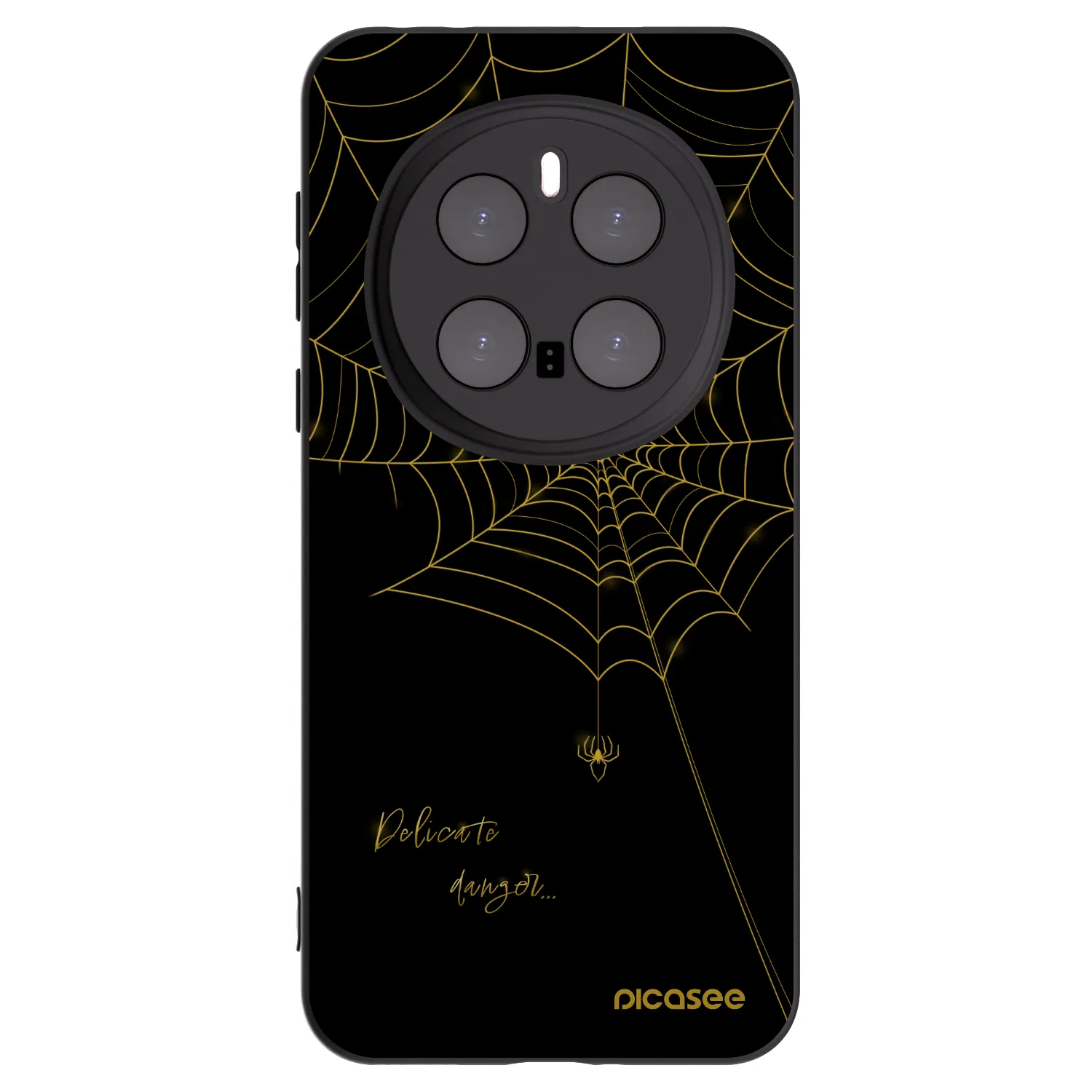 Picasee husă neagră din silicon pentru Honor Magic7 Pro 5G - Delicate danger