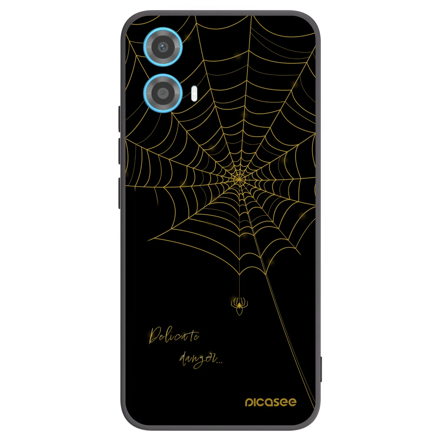 Picasee husă neagră din silicon pentru Motorola Moto G34 5G - Delicate danger