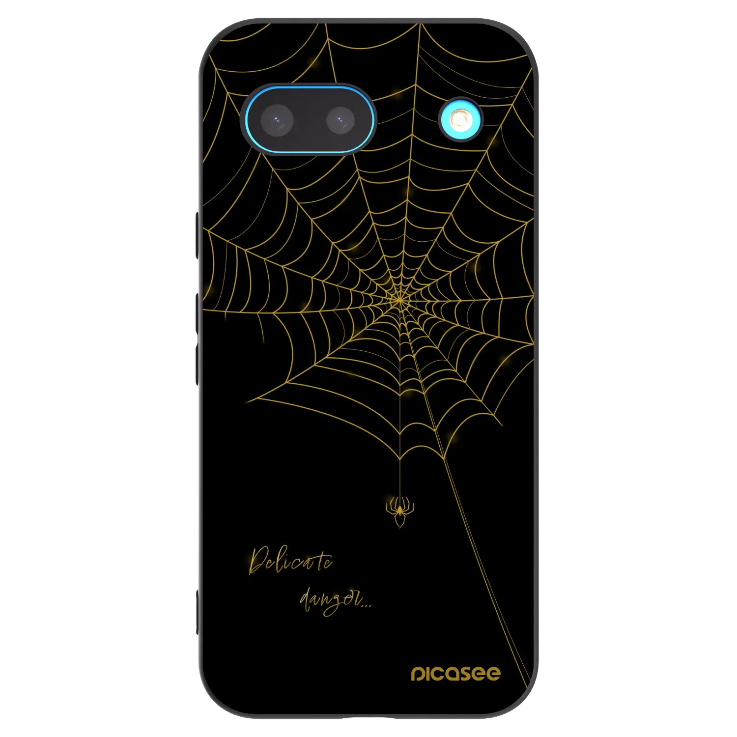 Picasee husă neagră din silicon pentru Google Pixel 8 - Delicate danger