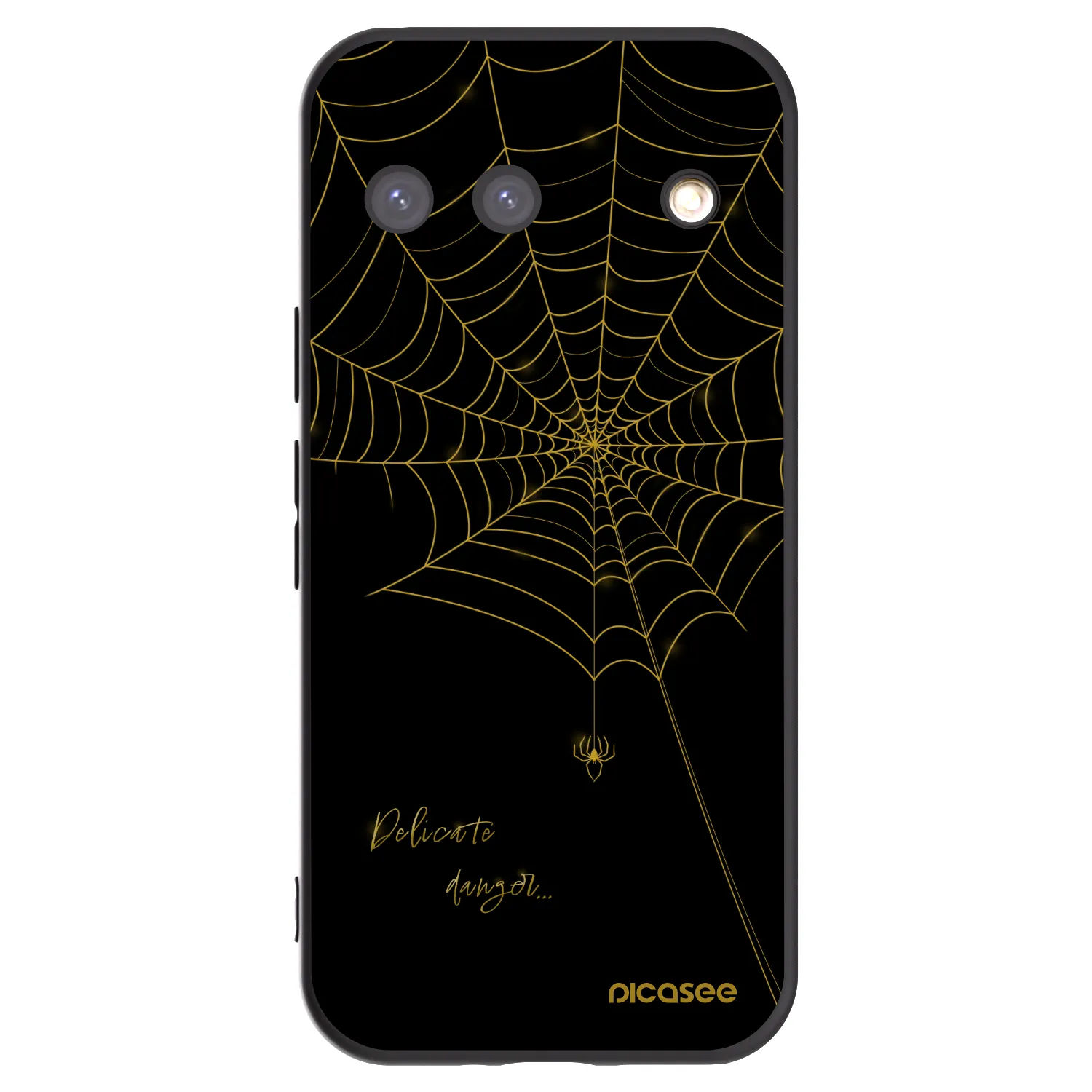 Picasee husă neagră din silicon pentru Google Pixel 9 - Delicate danger