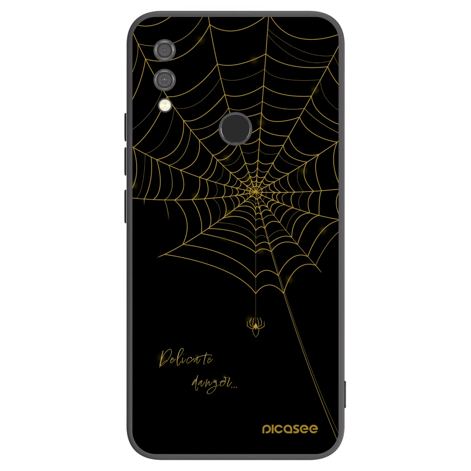 Picasee husă neagră din silicon pentru Xiaomi Redmi Note 7 - Delicate danger