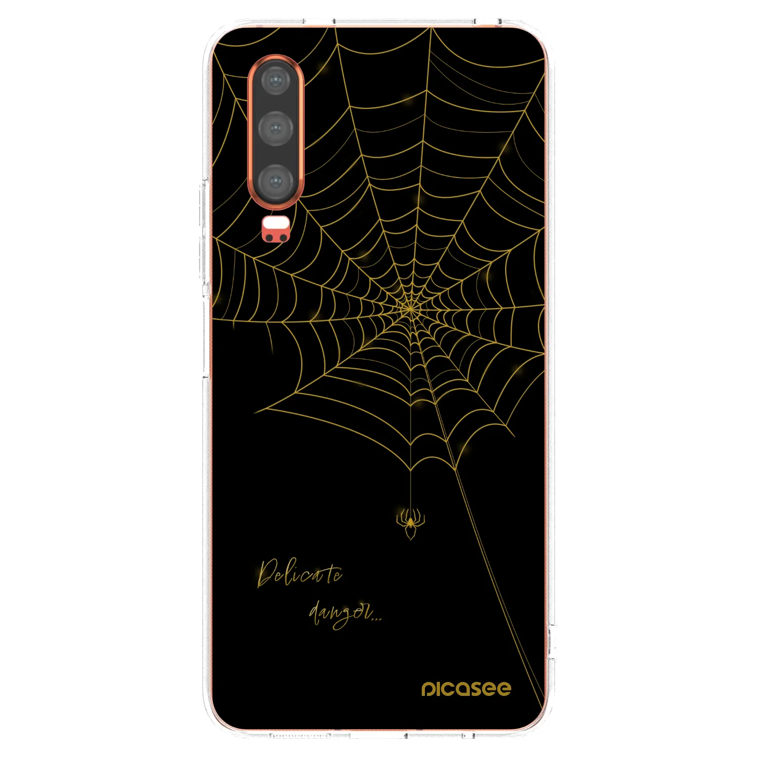Picasee husă transparentă din silicon pentru Huawei P30 - Delicate danger