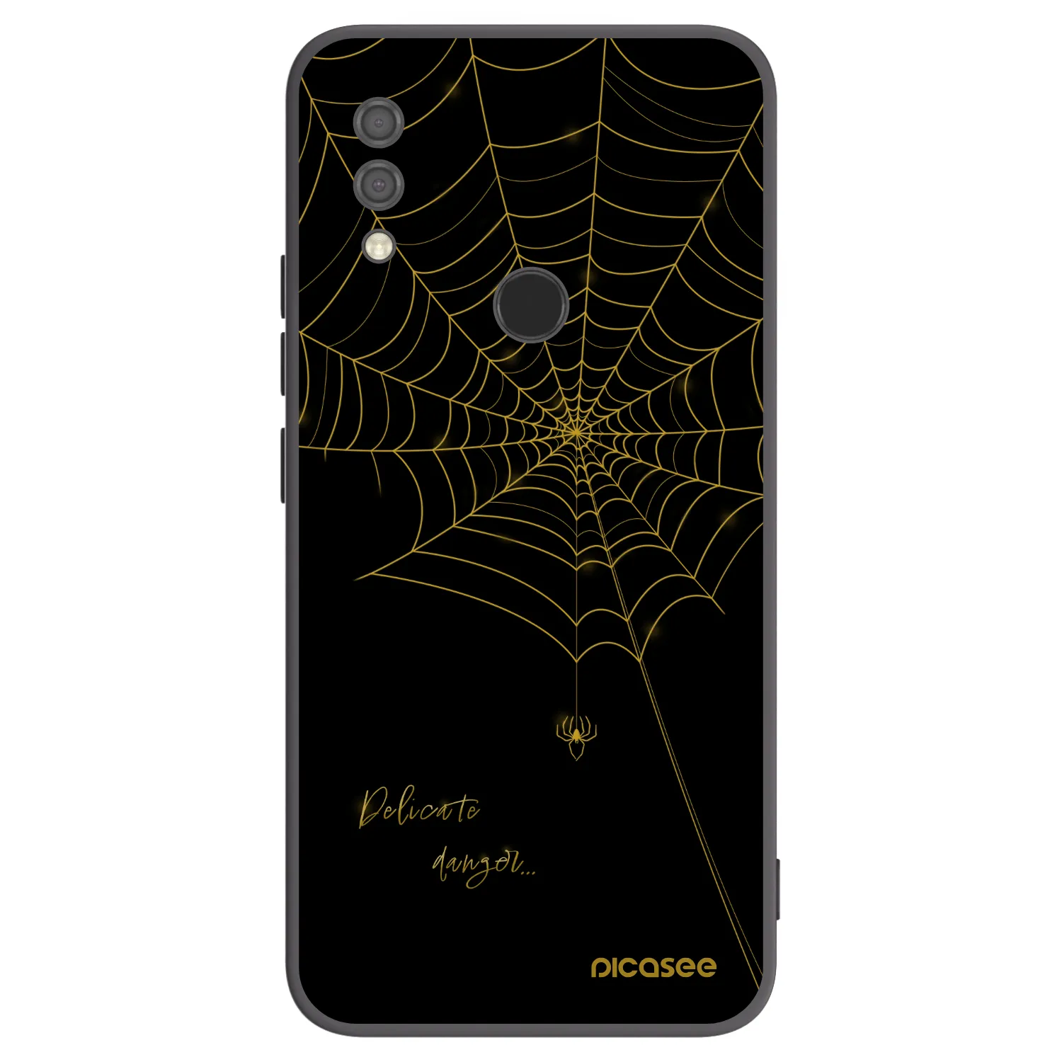 Picasee husă neagră din silicon pentru Xiaomi Redmi 7 - Delicate danger