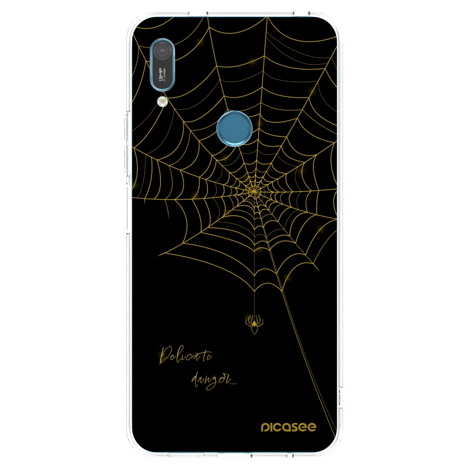 Picasee husă transparentă din silicon pentru Huawei Y6 2019 - Delicate danger