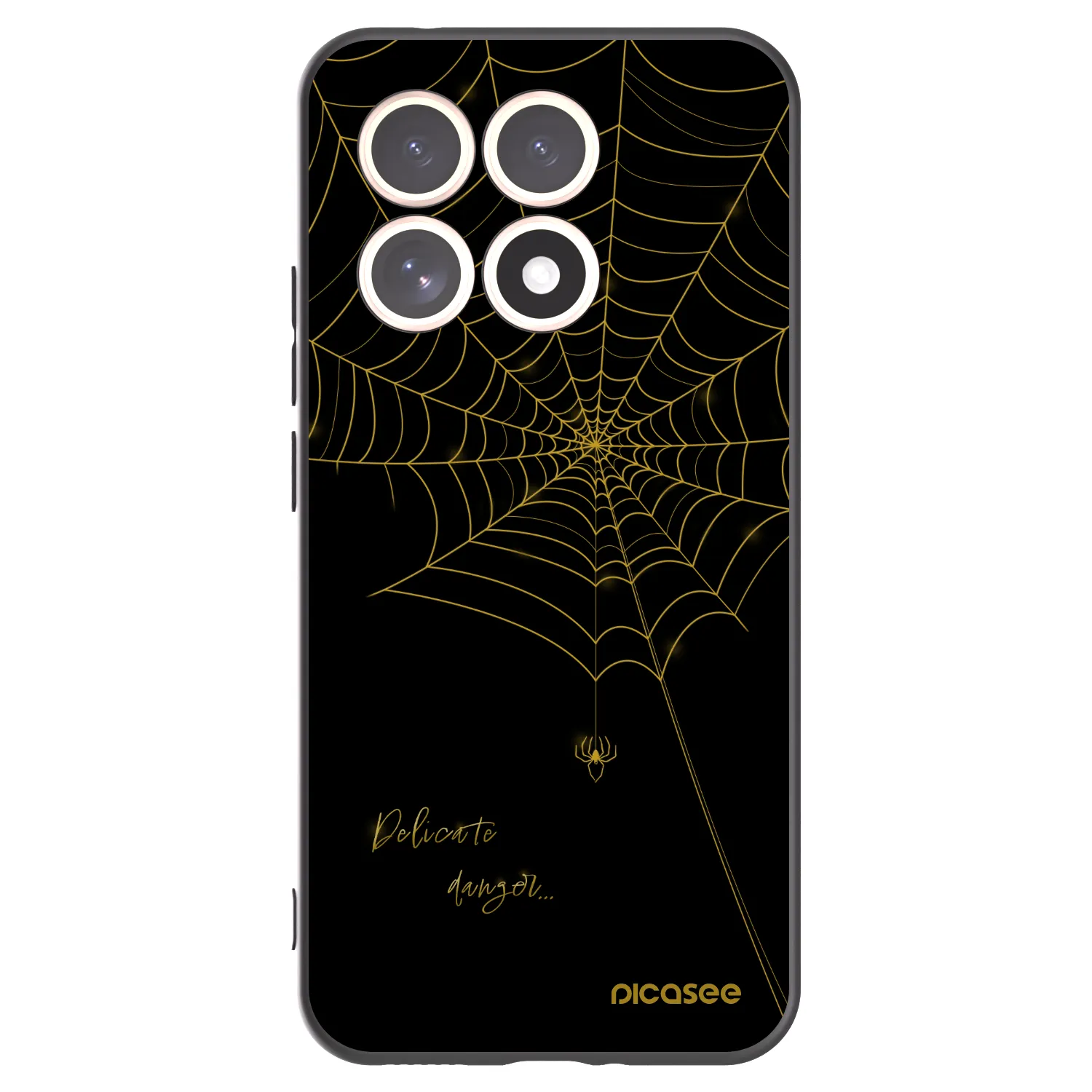 Picasee husă neagră din silicon pentru Xiaomi 15T - Delicate danger