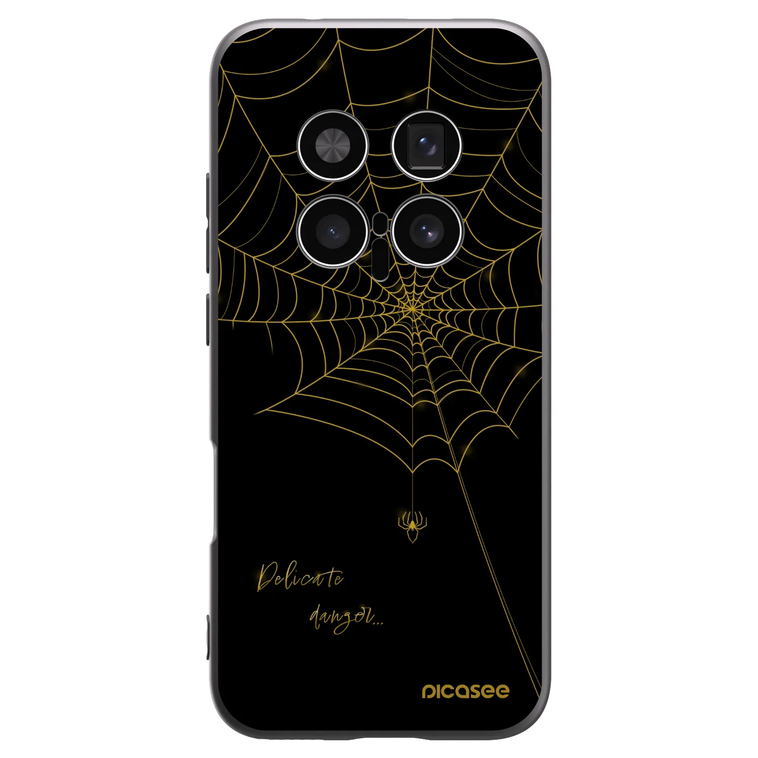 Picasee husă neagră din silicon pentru Honor Magic8 Pro 5G - Delicate danger
