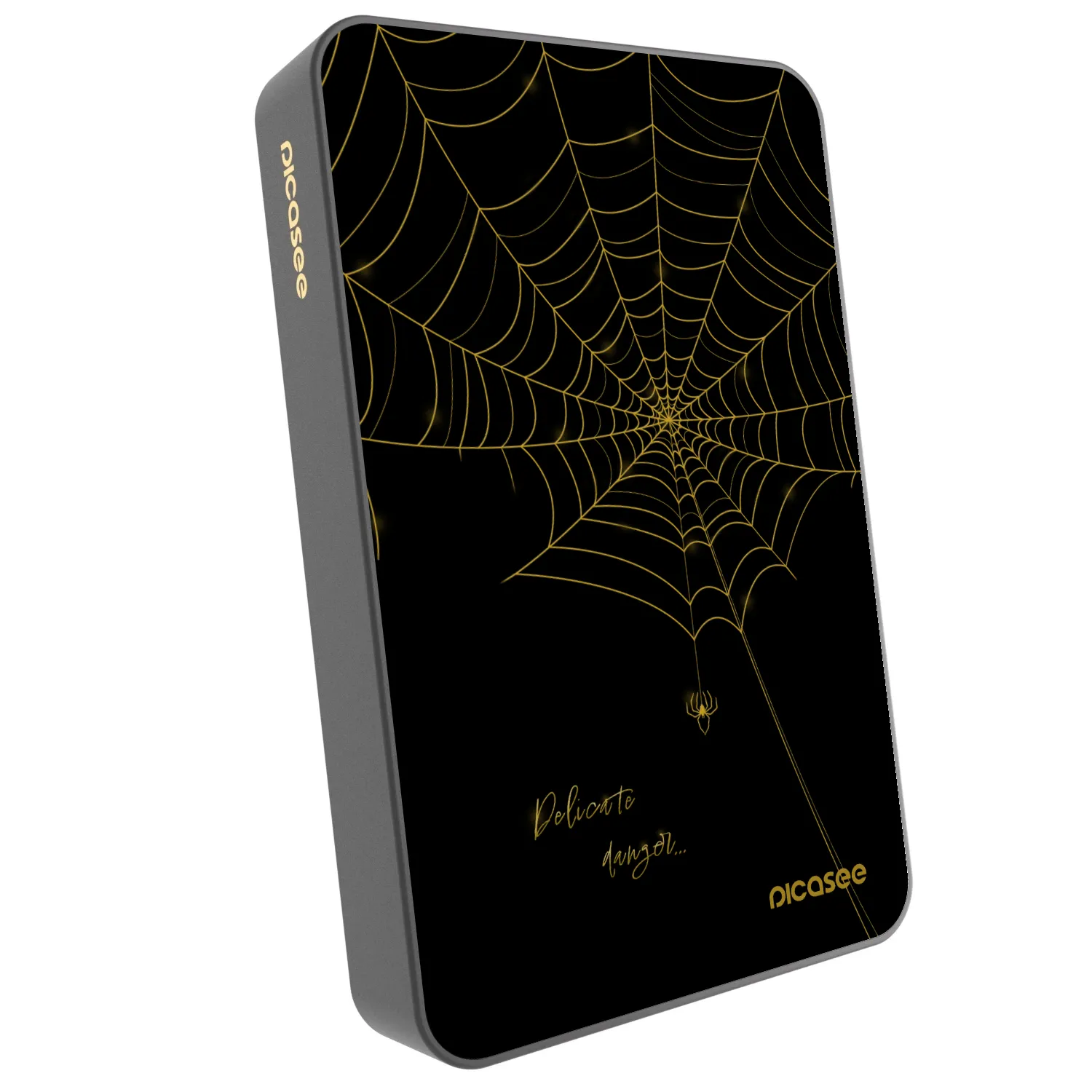 Picasee Powerbank cu MagSafe 10 000 mAh Gri - Delicate danger