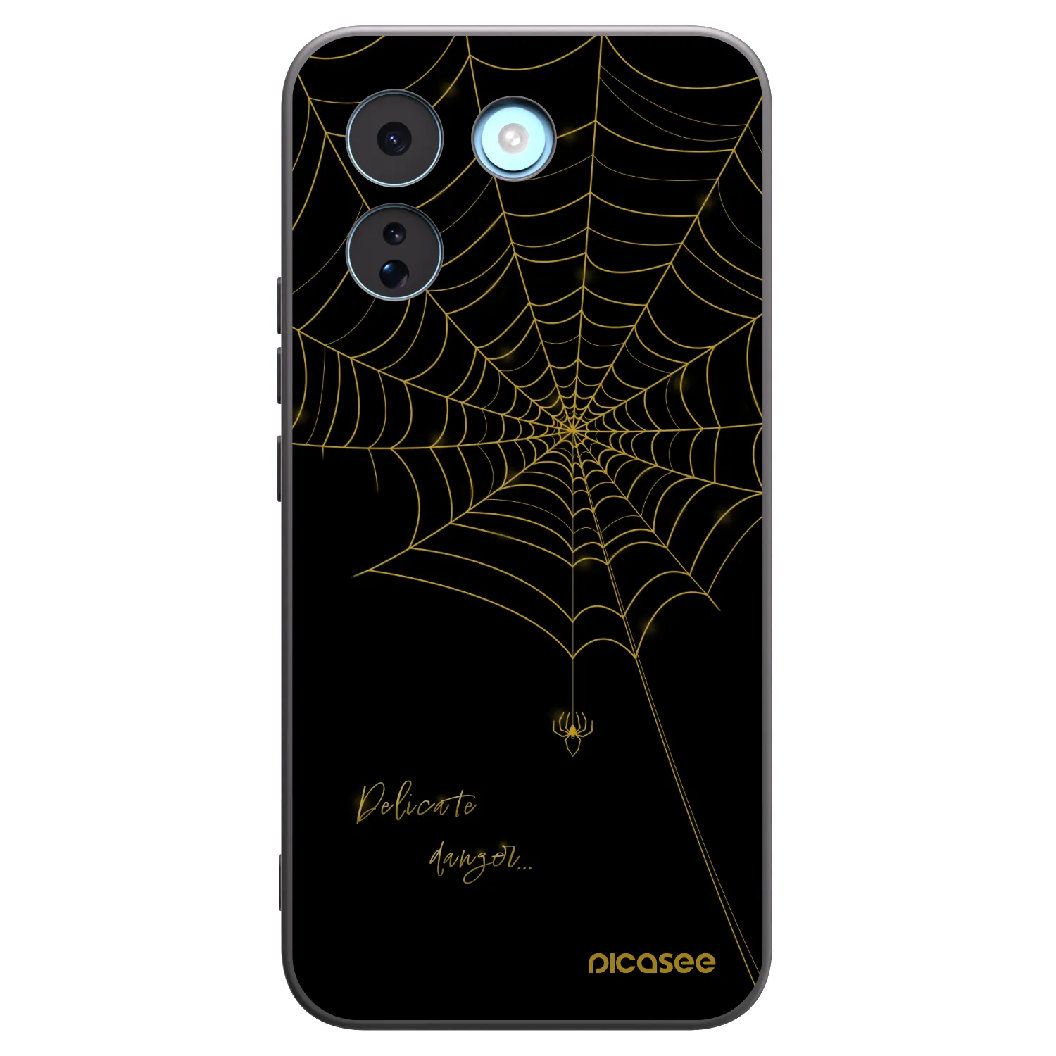 Picasee husă neagră din silicon pentru Xiaomi Redmi Note 17 Pro MAX 5G - Delicate danger