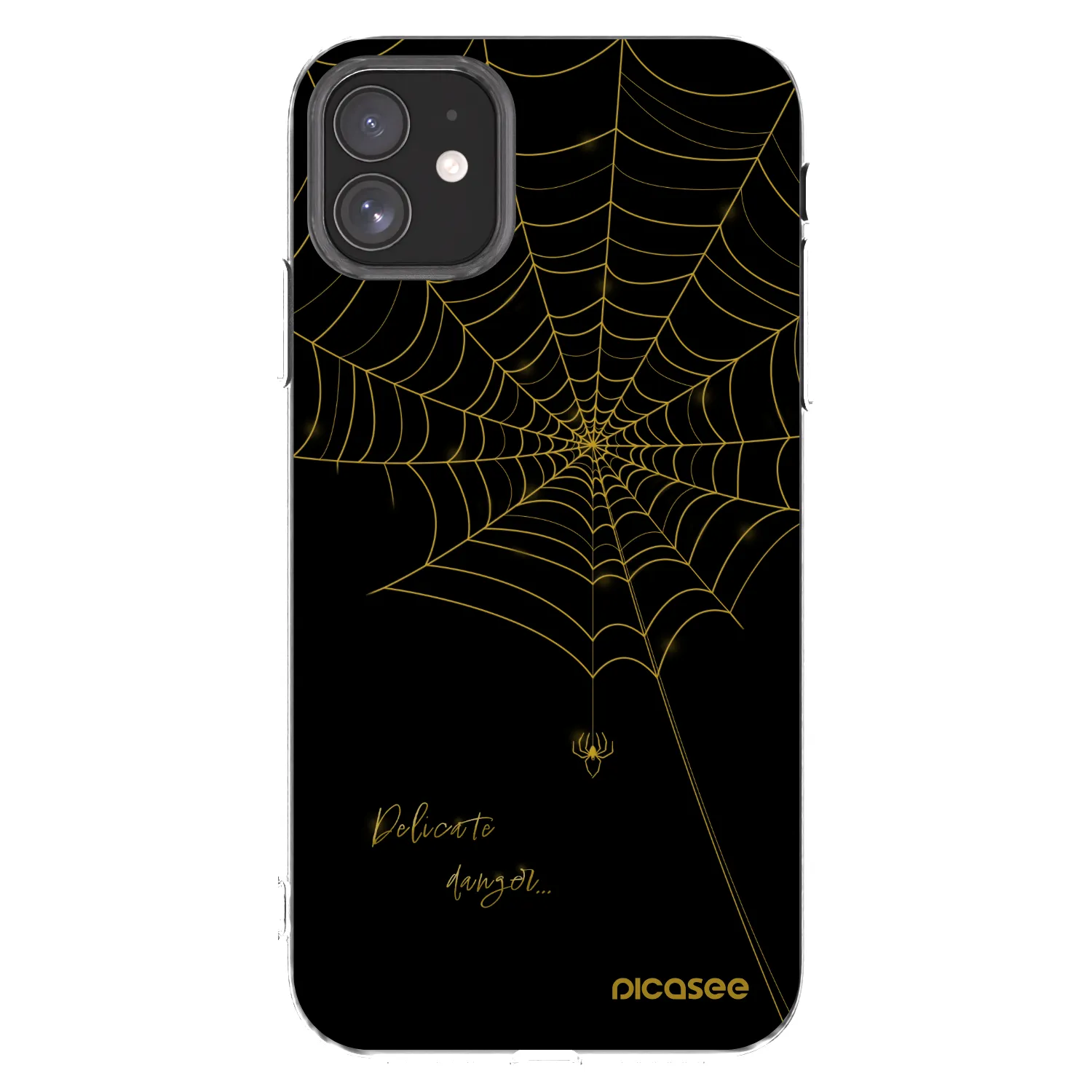 Picasee husă transparentă din silicon pentru Apple iPhone 11 - Delicate danger