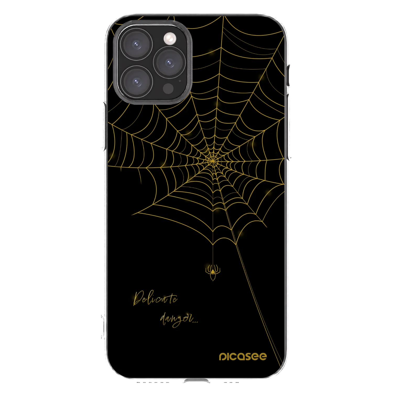Picasee husă transparentă din silicon pentru Apple iPhone 11 Pro - Delicate danger