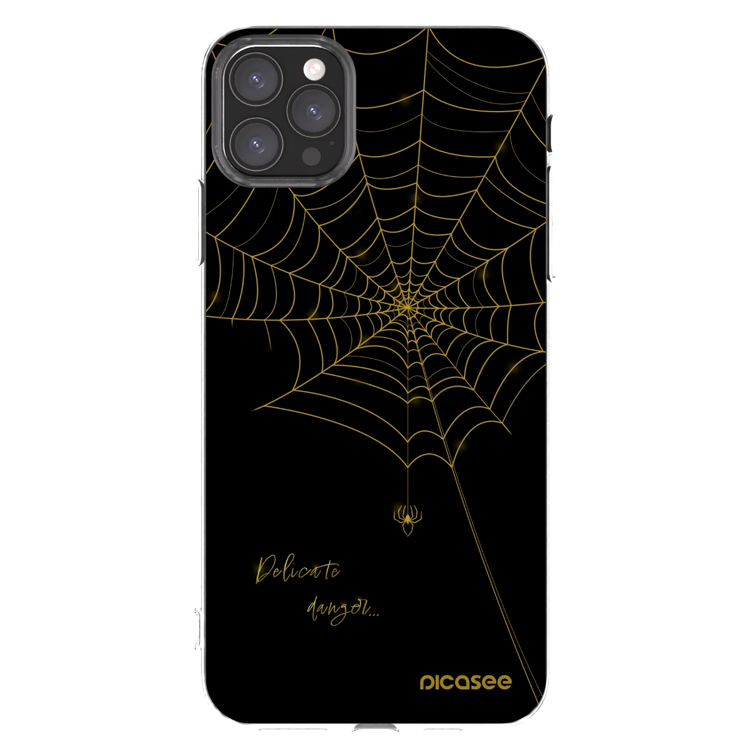 Picasee husă transparentă din silicon pentru Apple iPhone 11 Pro Max - Delicate danger