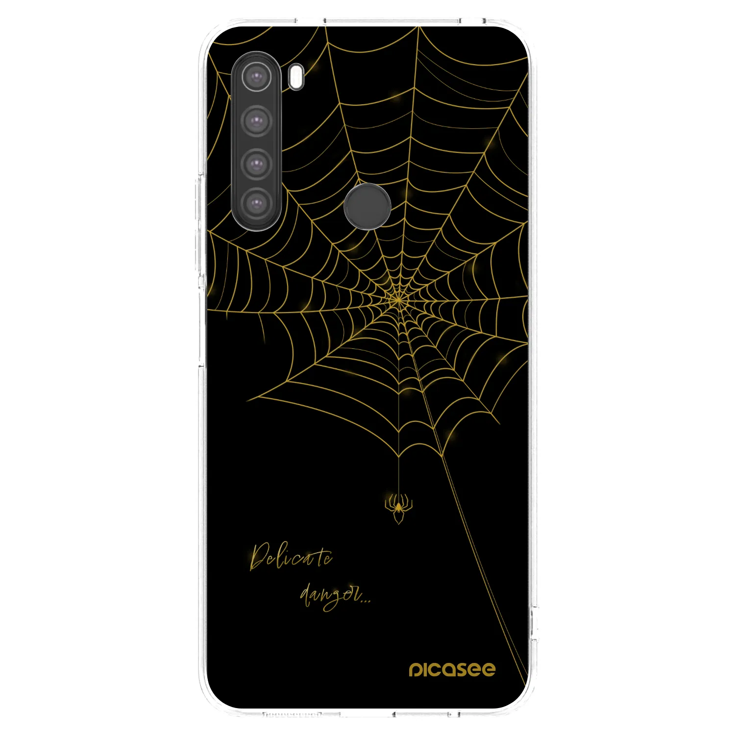 Picasee husă transparentă din silicon pentru Xiaomi Redmi Note 8 - Delicate danger