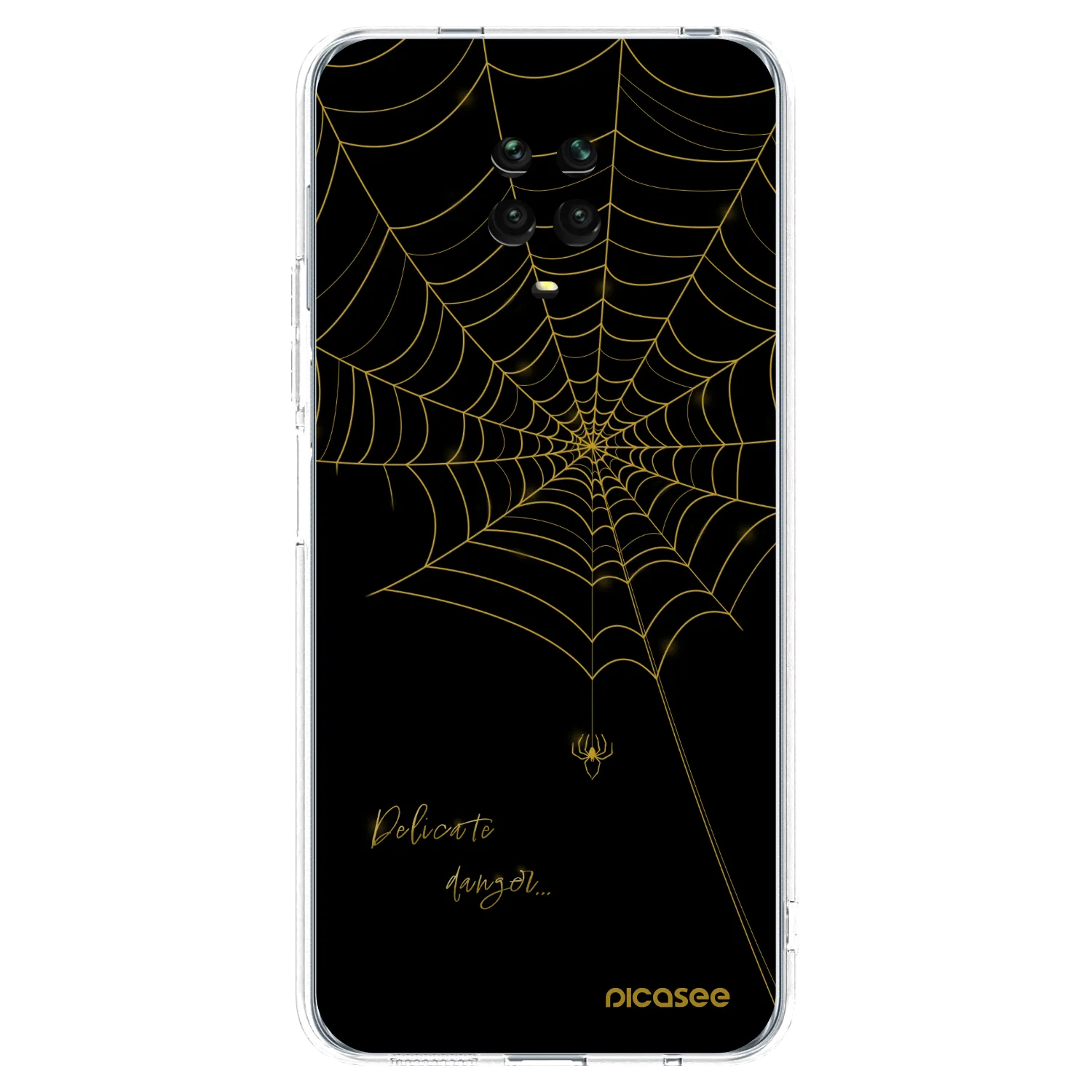 Picasee husă transparentă din silicon pentru Xiaomi Redmi Note 9S - Delicate danger
