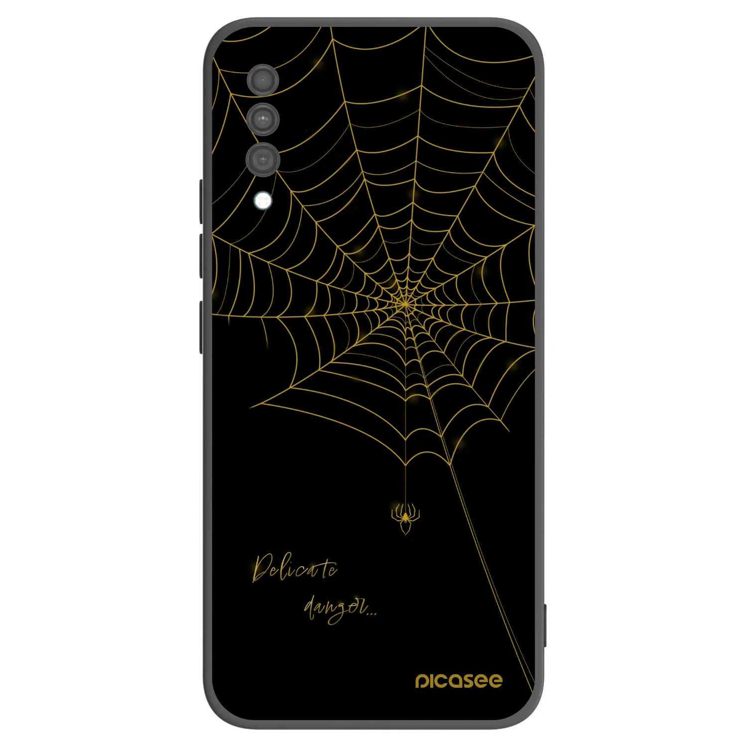 Picasee husă neagră din silicon pentru Samsung Galaxy A30s A307F - Delicate danger