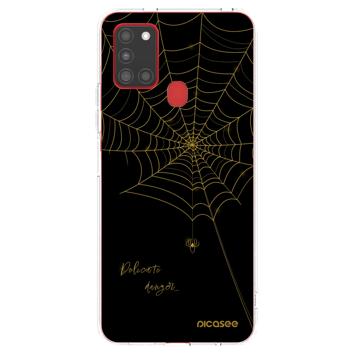Picasee husă transparentă din silicon pentru Samsung Galaxy A21s - Delicate danger