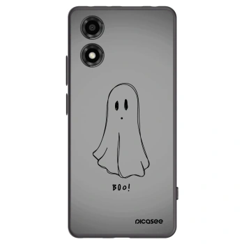 Picasee husă neagră din silicon pentru Motorola Moto E14 - Ghost