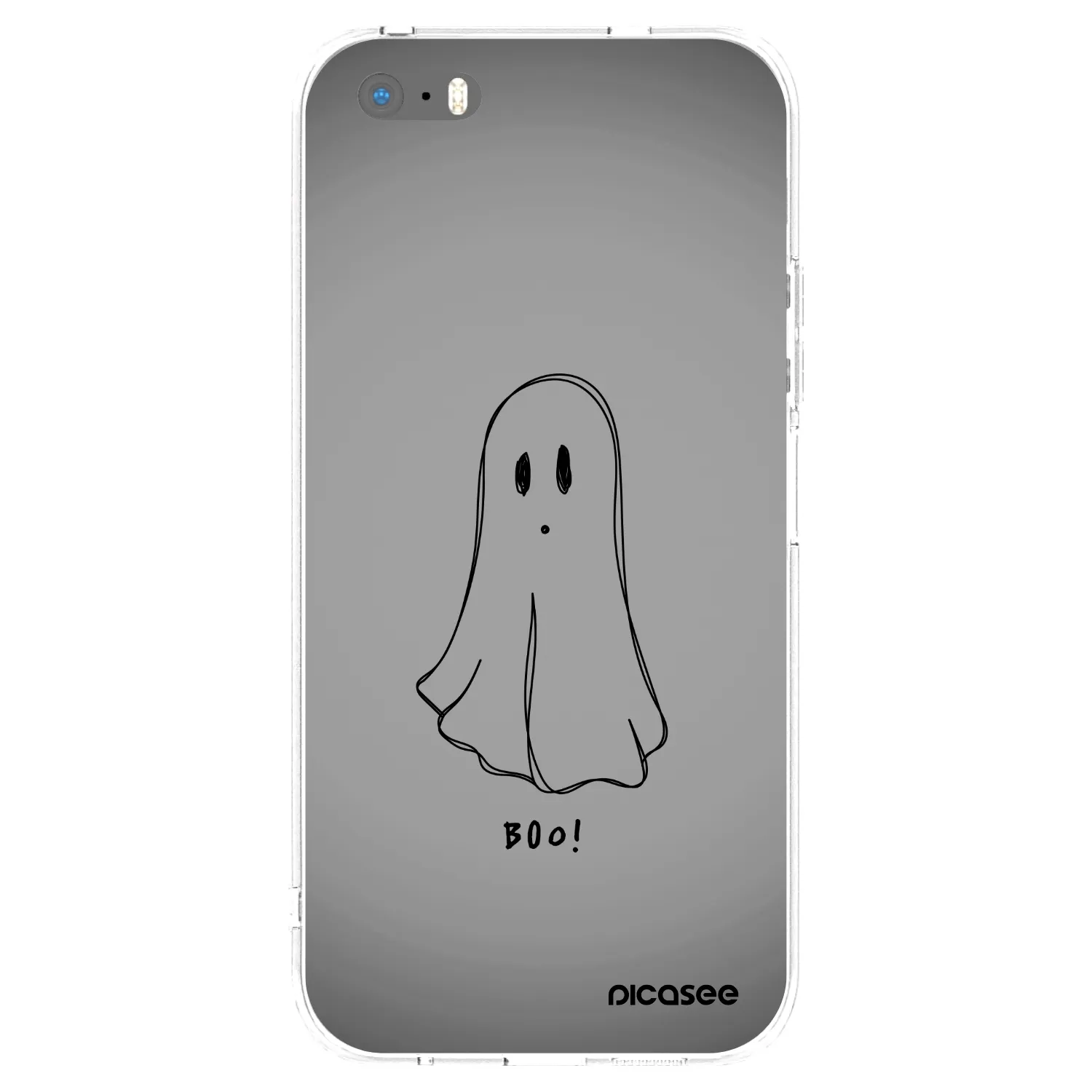 Picasee husă transparentă din silicon pentru Apple iPhone 5/5S/SE - Ghost