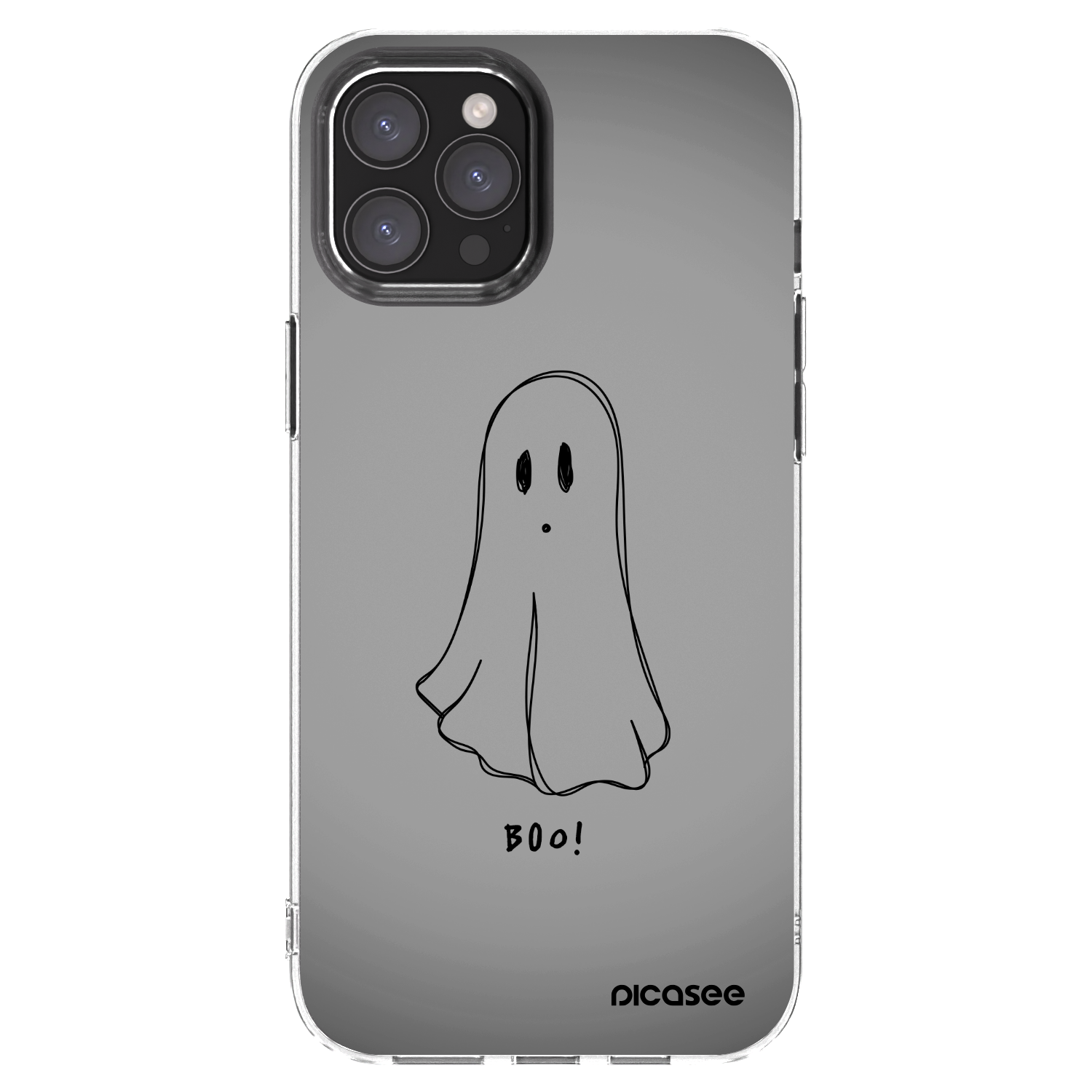Picasee husă transparentă din silicon pentru Apple iPhone 12 Pro Max - Ghost