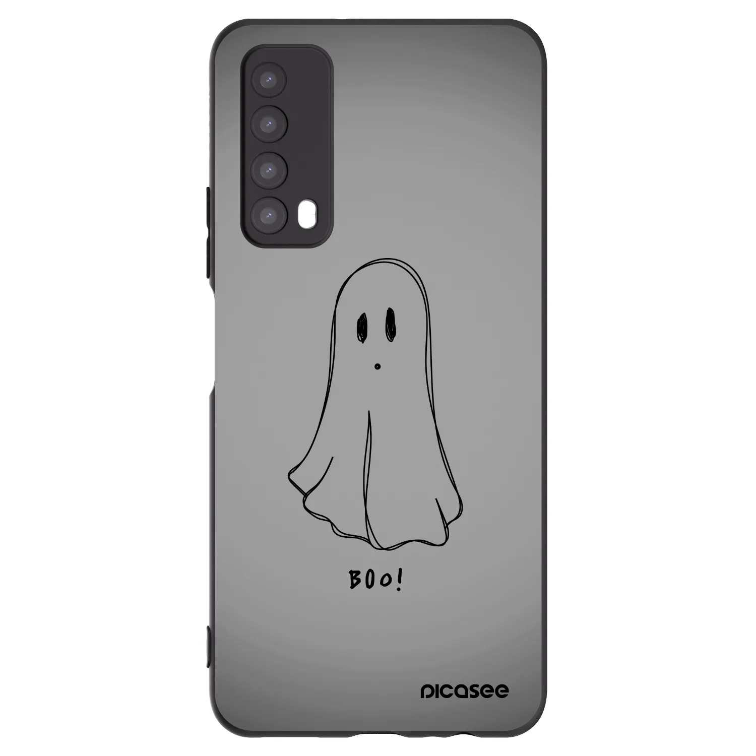 Picasee husă neagră din silicon pentru Huawei P Smart 2021 - Ghost