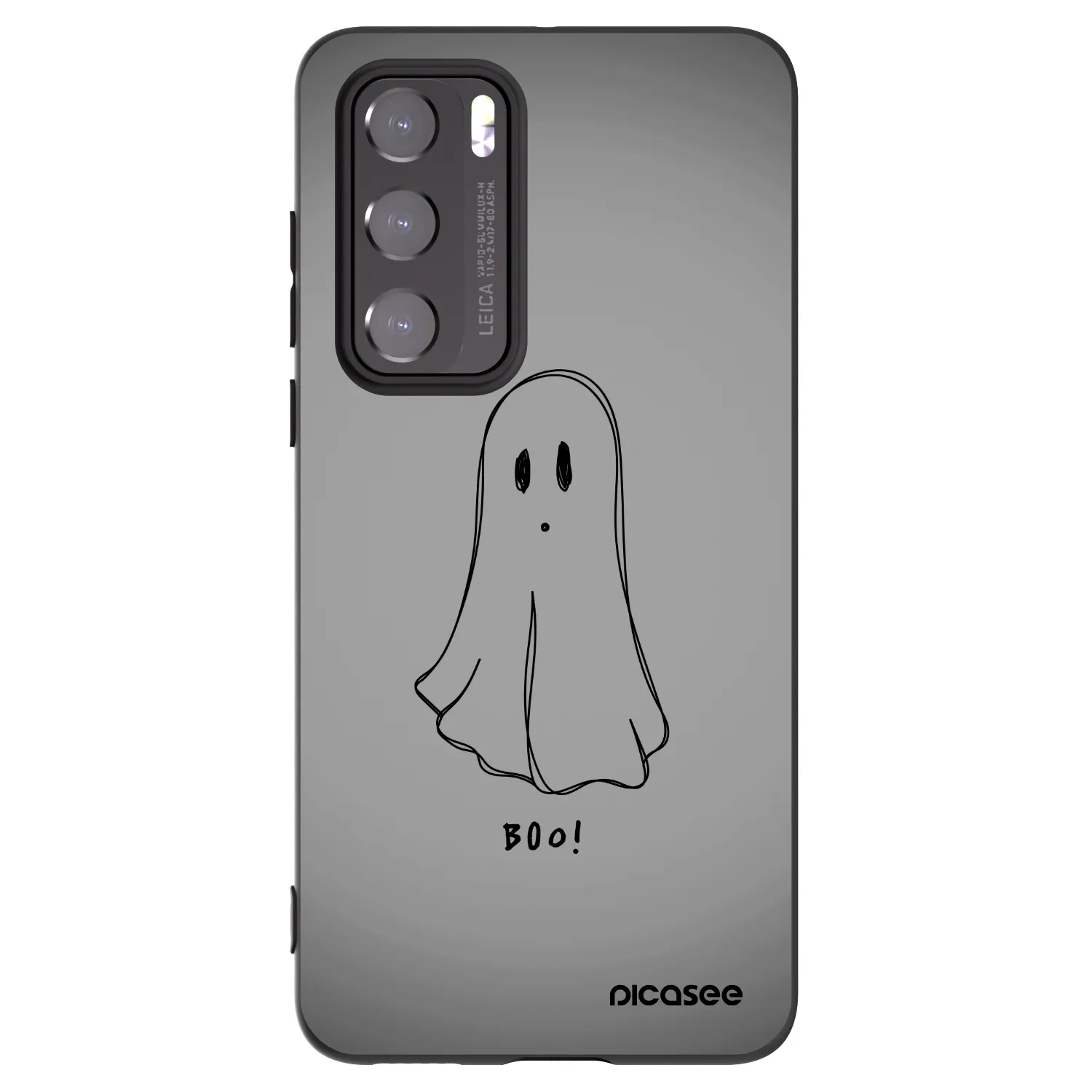 Picasee husă neagră din silicon pentru Huawei P40 - Ghost