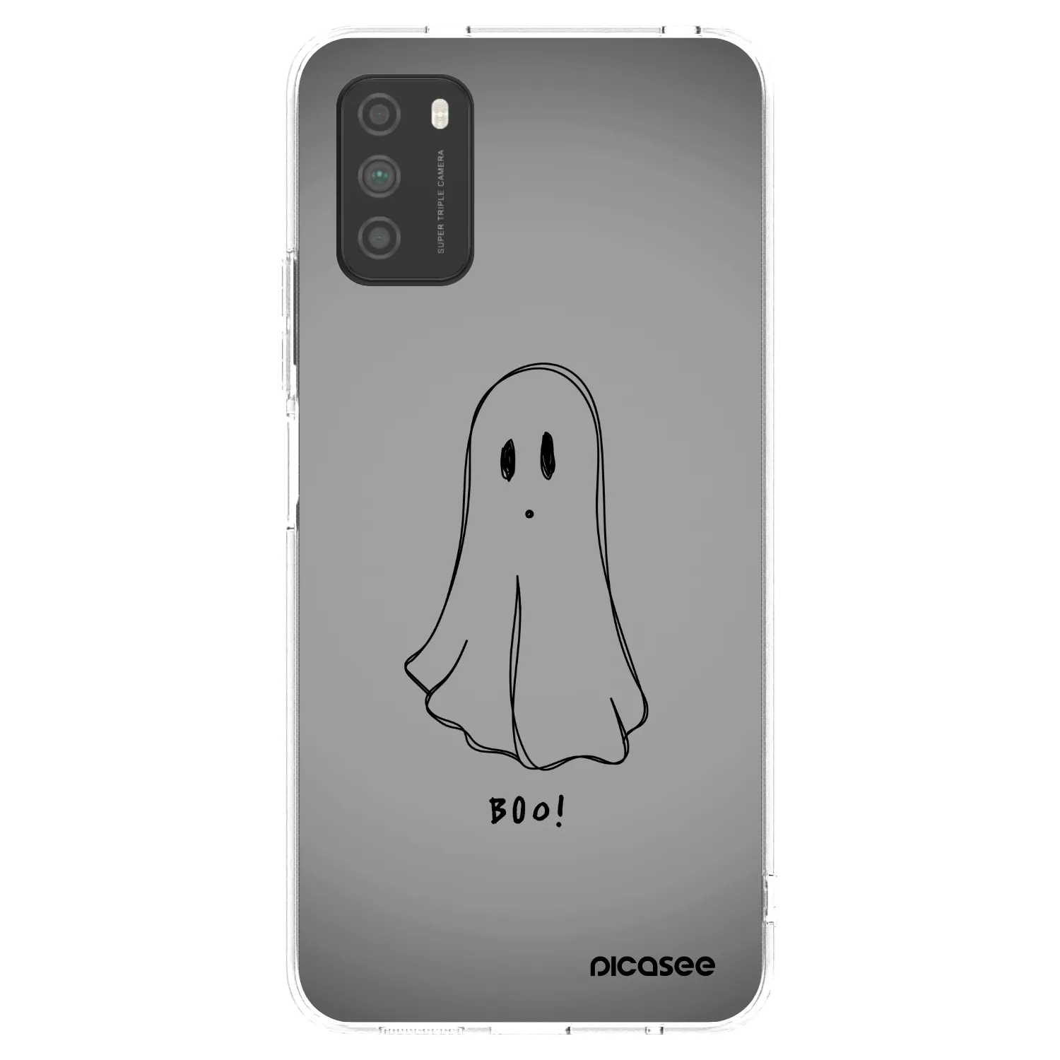 Picasee husă transparentă din silicon pentru Xiaomi Poco M3 - Ghost