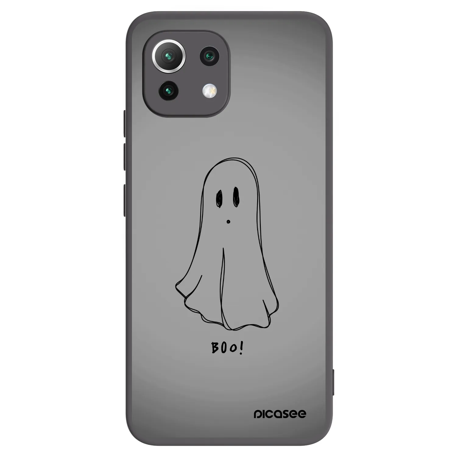 Picasee husă neagră din silicon pentru Xiaomi Mi 11 Lite - Ghost