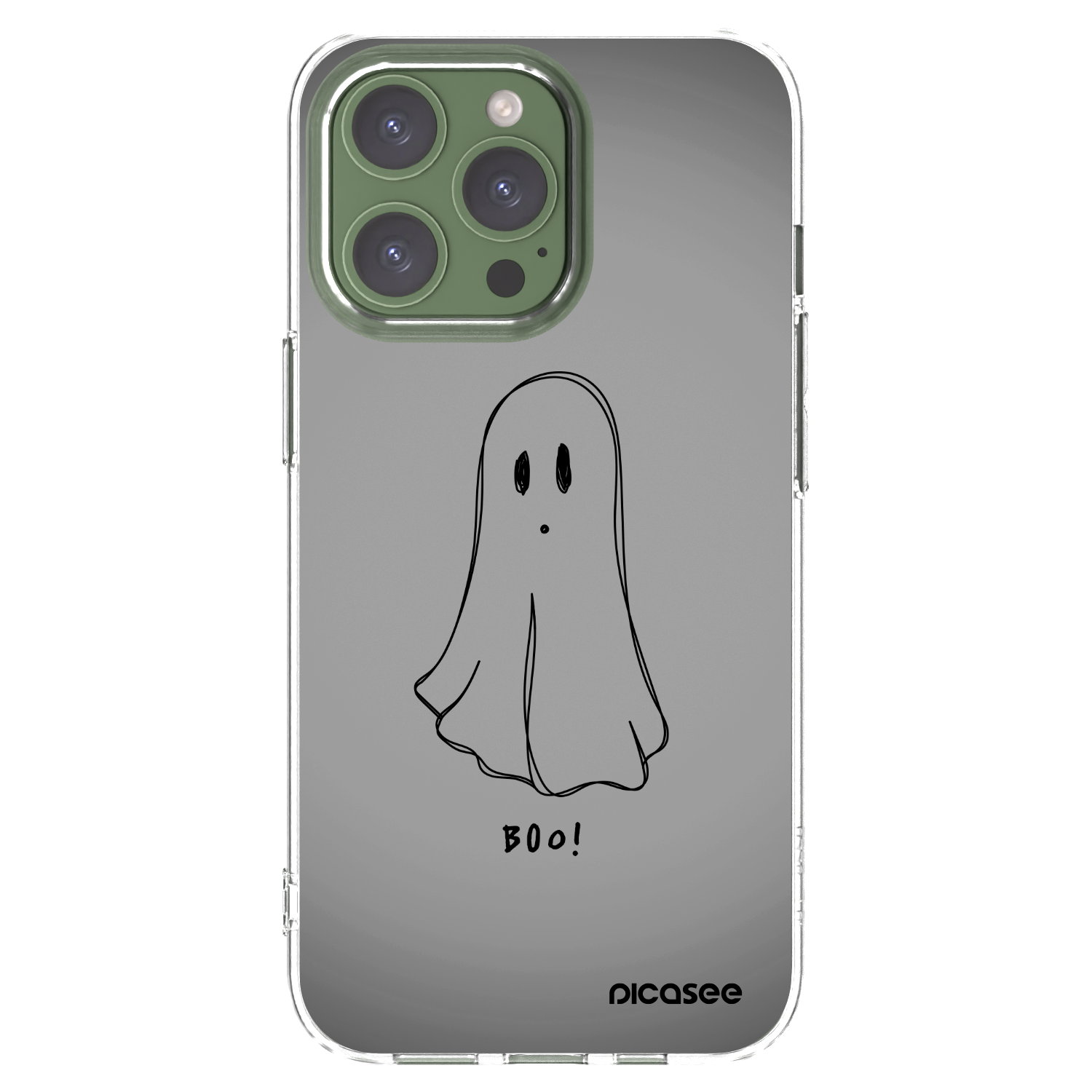 Picasee husă transparentă din silicon pentru Apple iPhone 13 Pro - Ghost