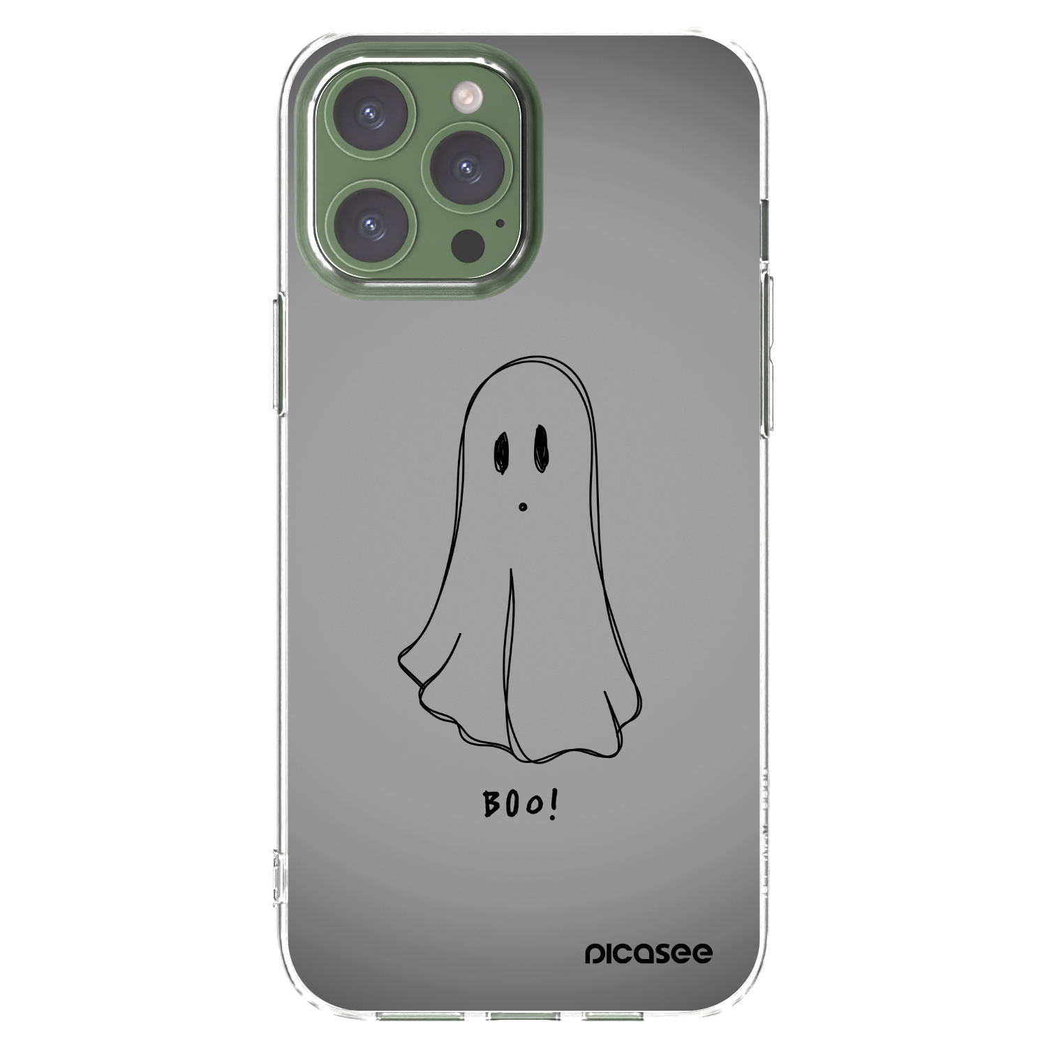 Picasee husă transparentă din silicon pentru Apple iPhone 13 Pro Max - Ghost