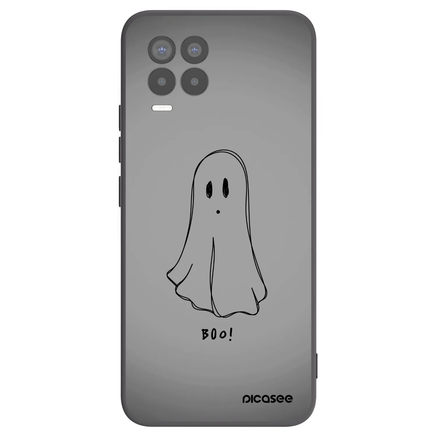 Picasee husă neagră din silicon pentru Realme 8 Pro - Ghost