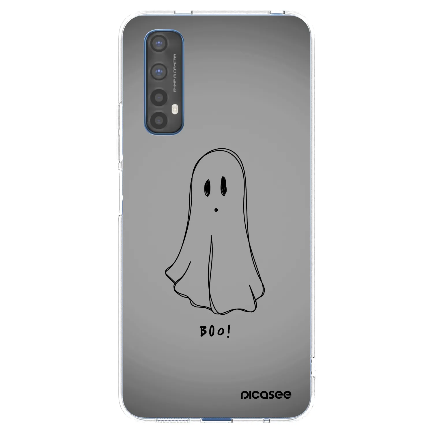 Picasee husă transparentă din silicon pentru Realme 7 - Ghost