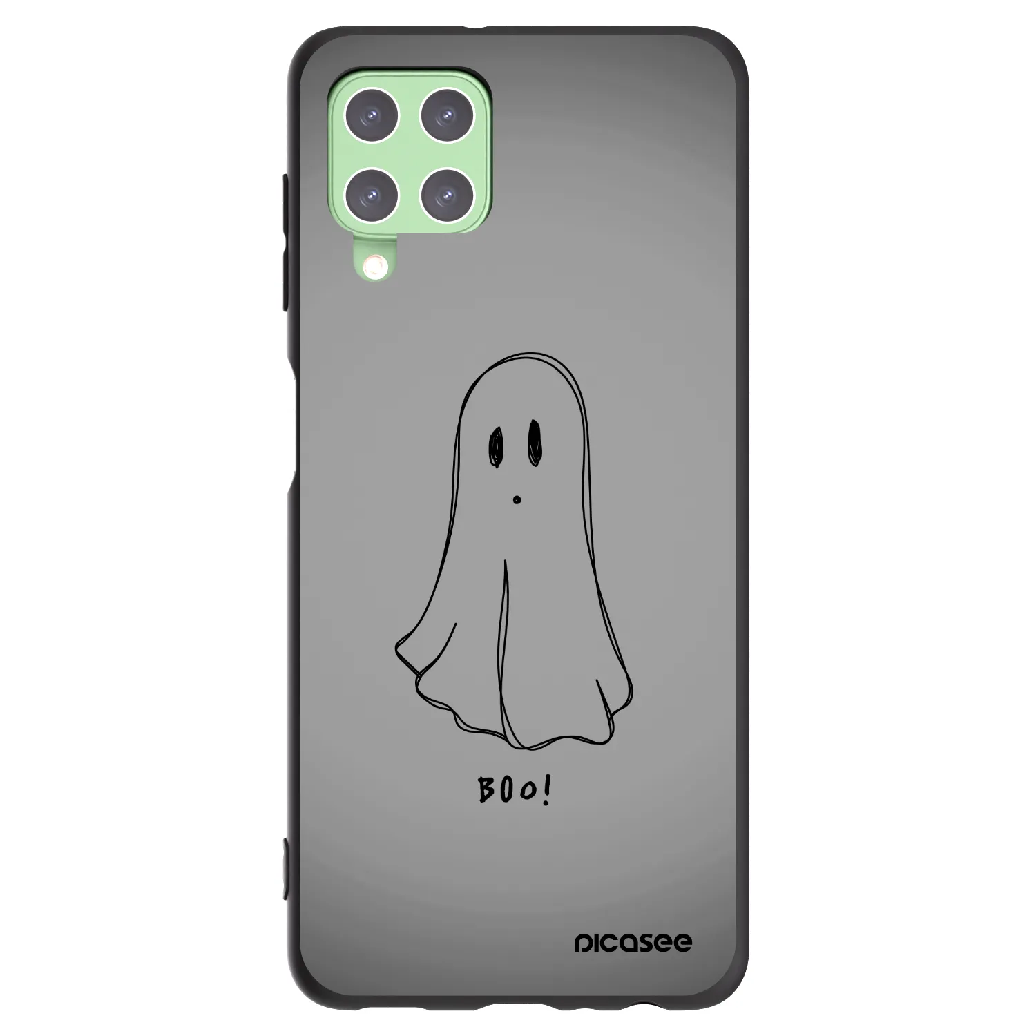 Picasee husă neagră din silicon pentru Samsung Galaxy A22 A225F 4G - Ghost