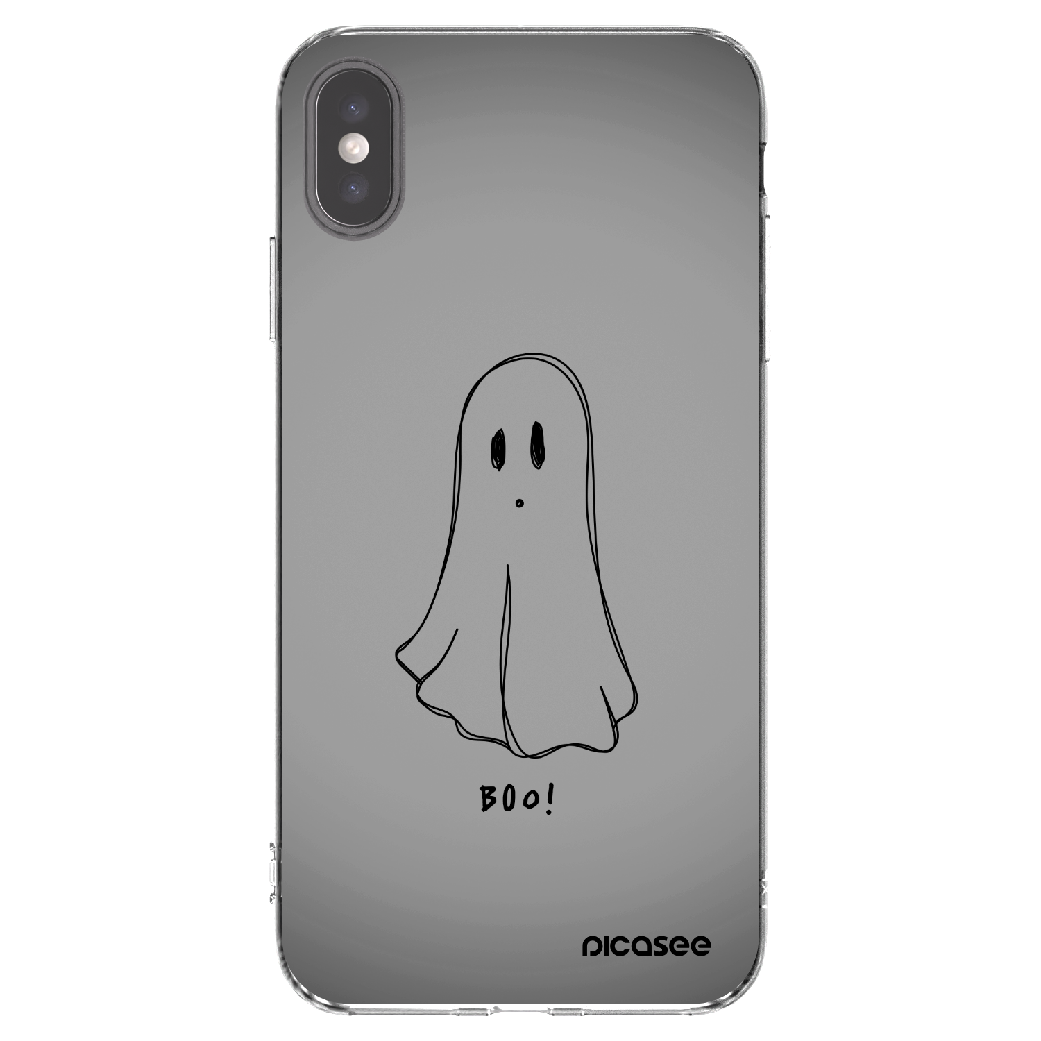 Picasee husă transparentă din silicon pentru Apple iPhone XS Max - Ghost